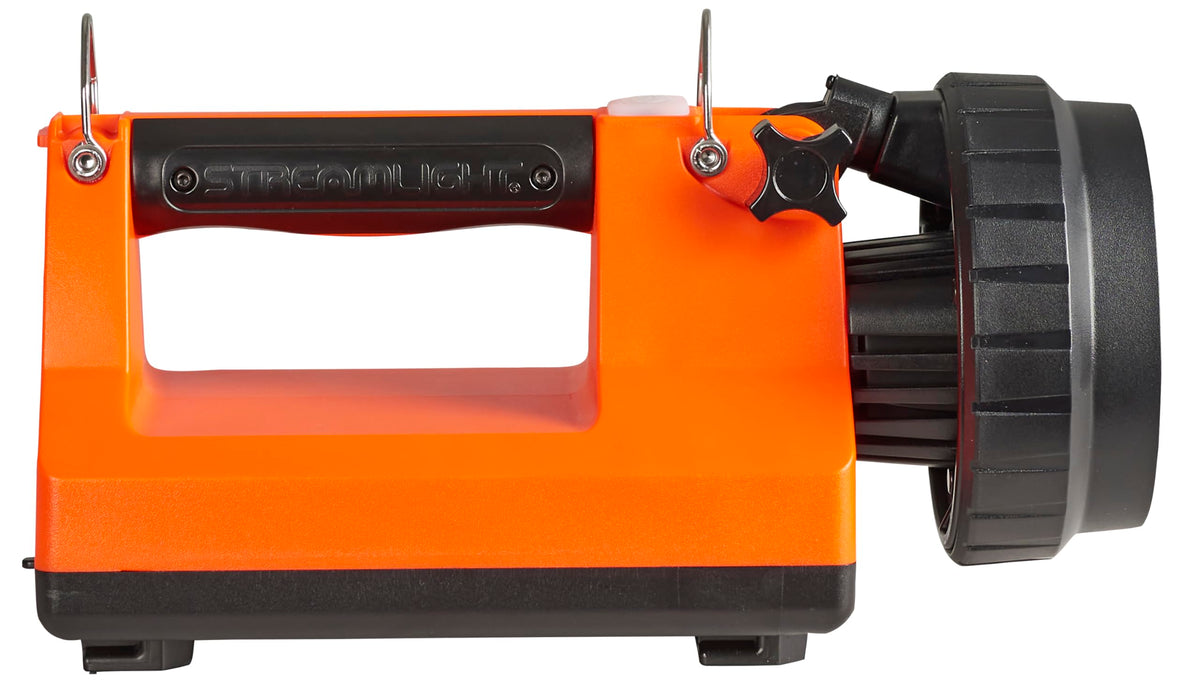 Streamlight 45856 E-Spot LiteBox 1500-Lumen 110000-Candela Rechargeable Spot Beam Lantern with Heavy Duty Shoulder Strap, Without Charger, Orange