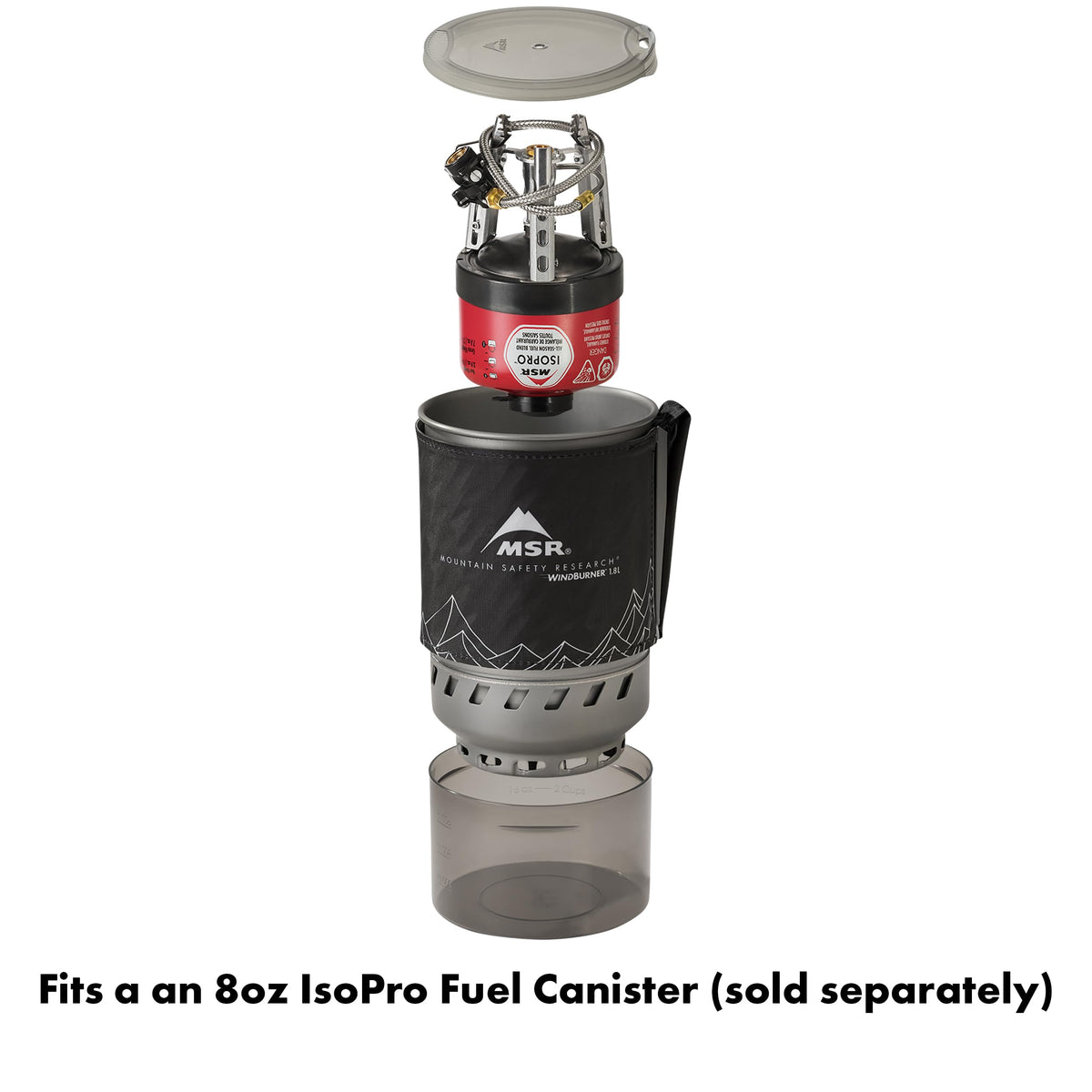 MSR WindBurner Duo Windproof Camping and Backpacking Stove System
