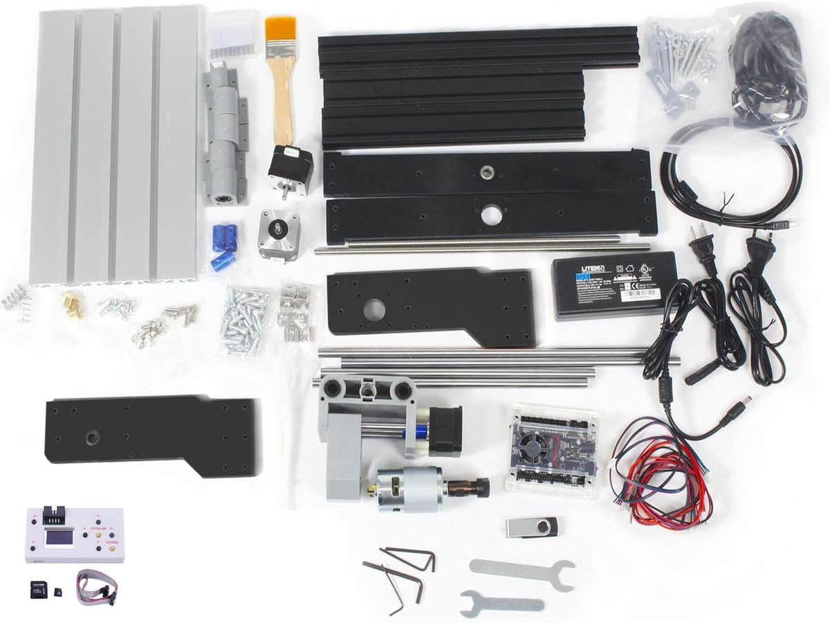 CNCTOPBAOS Upgrade CNC 3018-PRO 3 Axis DIY Mini CNC Router Kit with GRBL Remote Control Offline Controller PVC PCB Acrylic Plastic Wood Cutting Engraving Carving Milling Machine