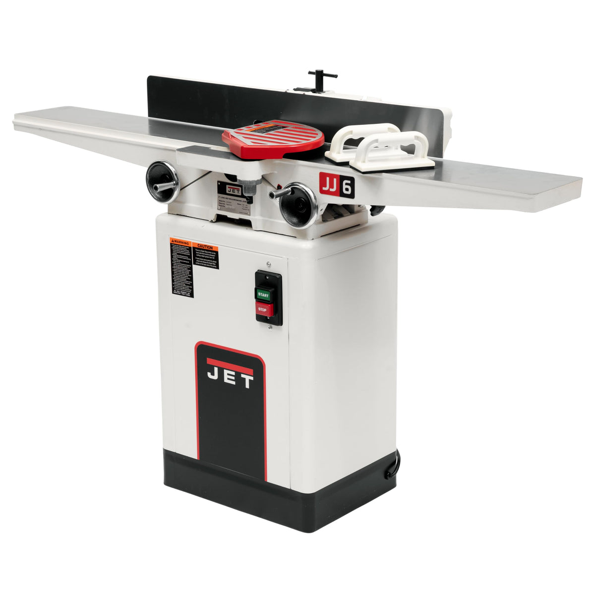 JET 6-Inch Long Bed Jointer, Straight Knife Cutterhead, 1 HP, 115/230V 1Ph (JJ-6CSDX)