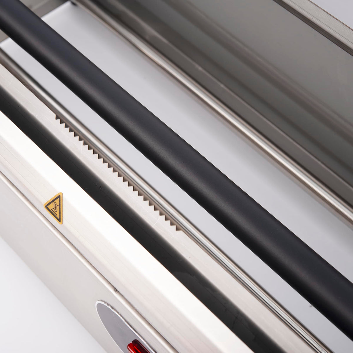 18 Inch Stainless Steel Hand Wrapping Machine & Film Dispenser with Electric Heated Cutter for Commercial Kitchens