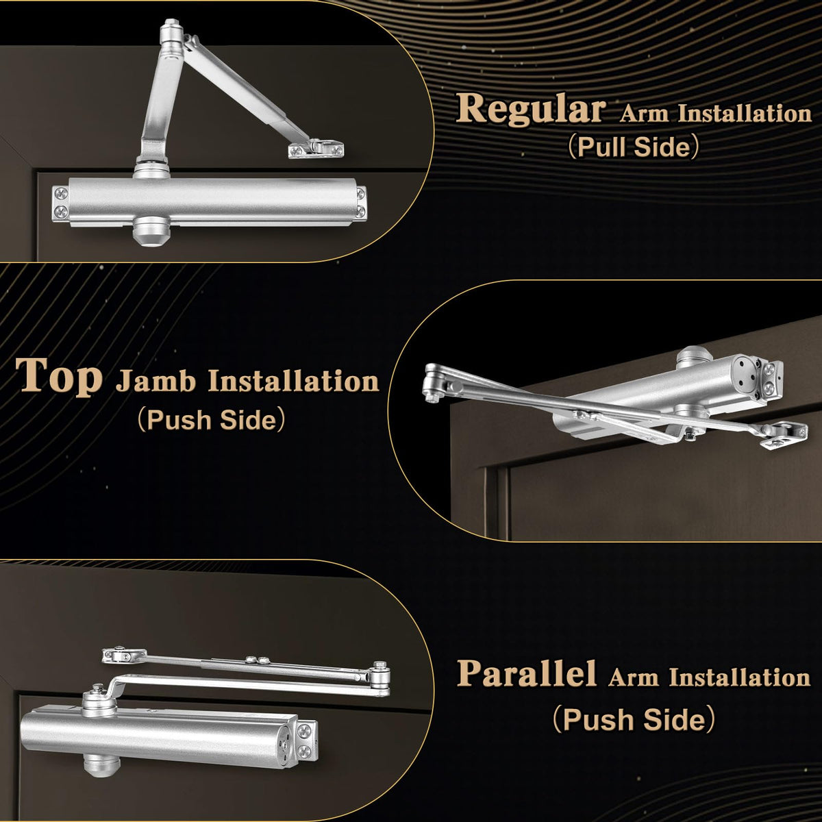 Medium Heavy Duty Grade 1 Commercial Door Closer NEWBNAG7016BC
