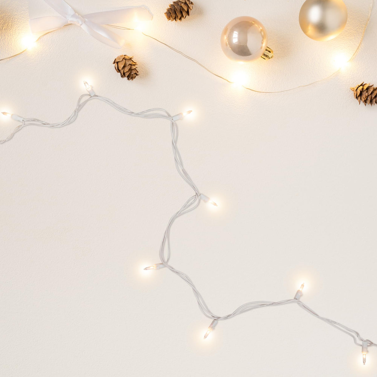 Northlight Mini Incandescent Christmas Lights - Clear - 4' White Wire - 20ct