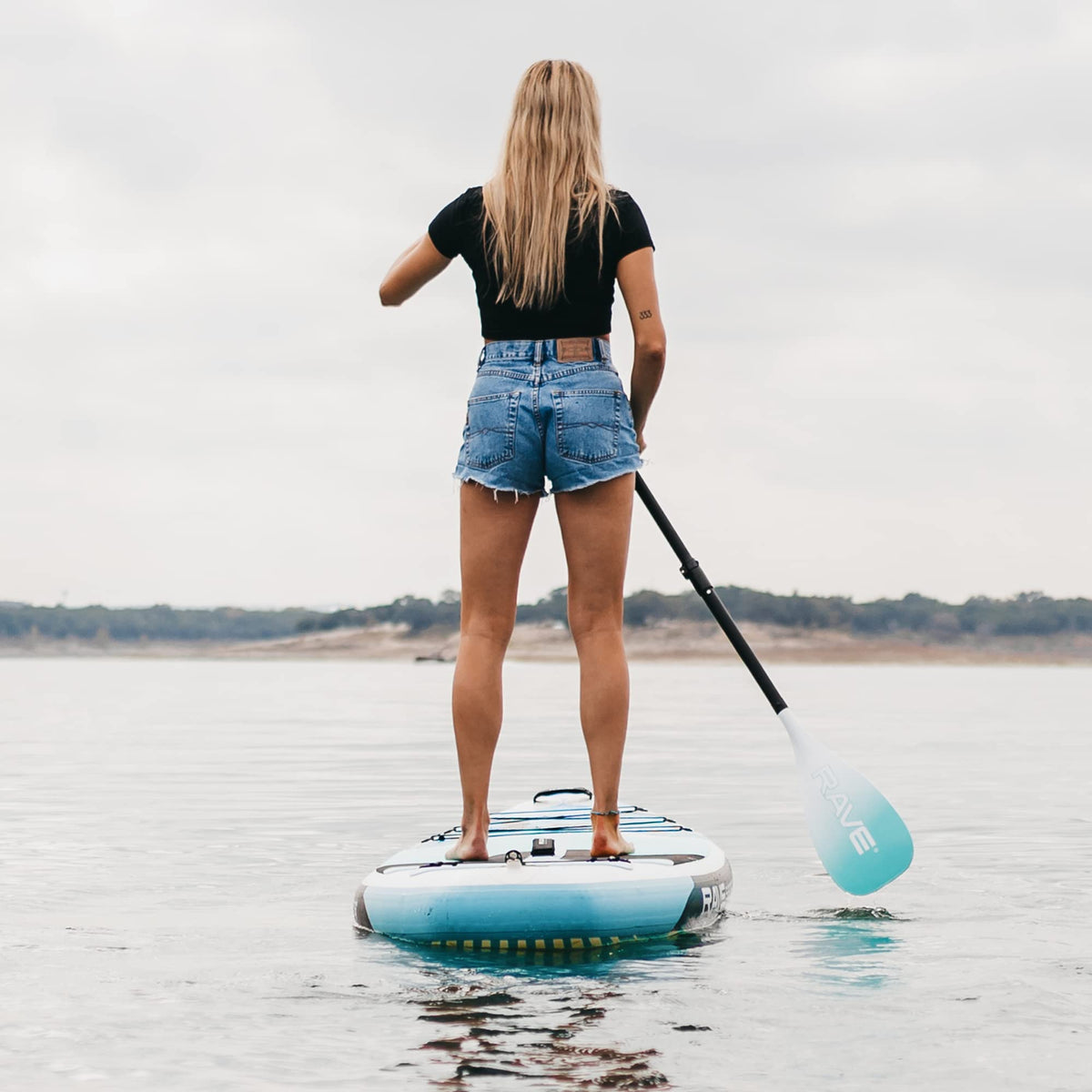 RAVE Sports Kota Series Inflatable Stand Up Paddle Boards 10 ft 6 in with Premium SUP Paddle Board Accessories, Stable Design & Non-Slip Comfort Deck for Youth & Adults
