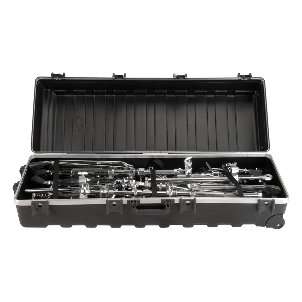 SKB ATA Large Stand Case with Wheels & TSA Latches - Durable Transport Solution for Equipment, 48x16.25x13 Inches, Over-Molded Handle, Secure Straps, Field-Replaceable Parts