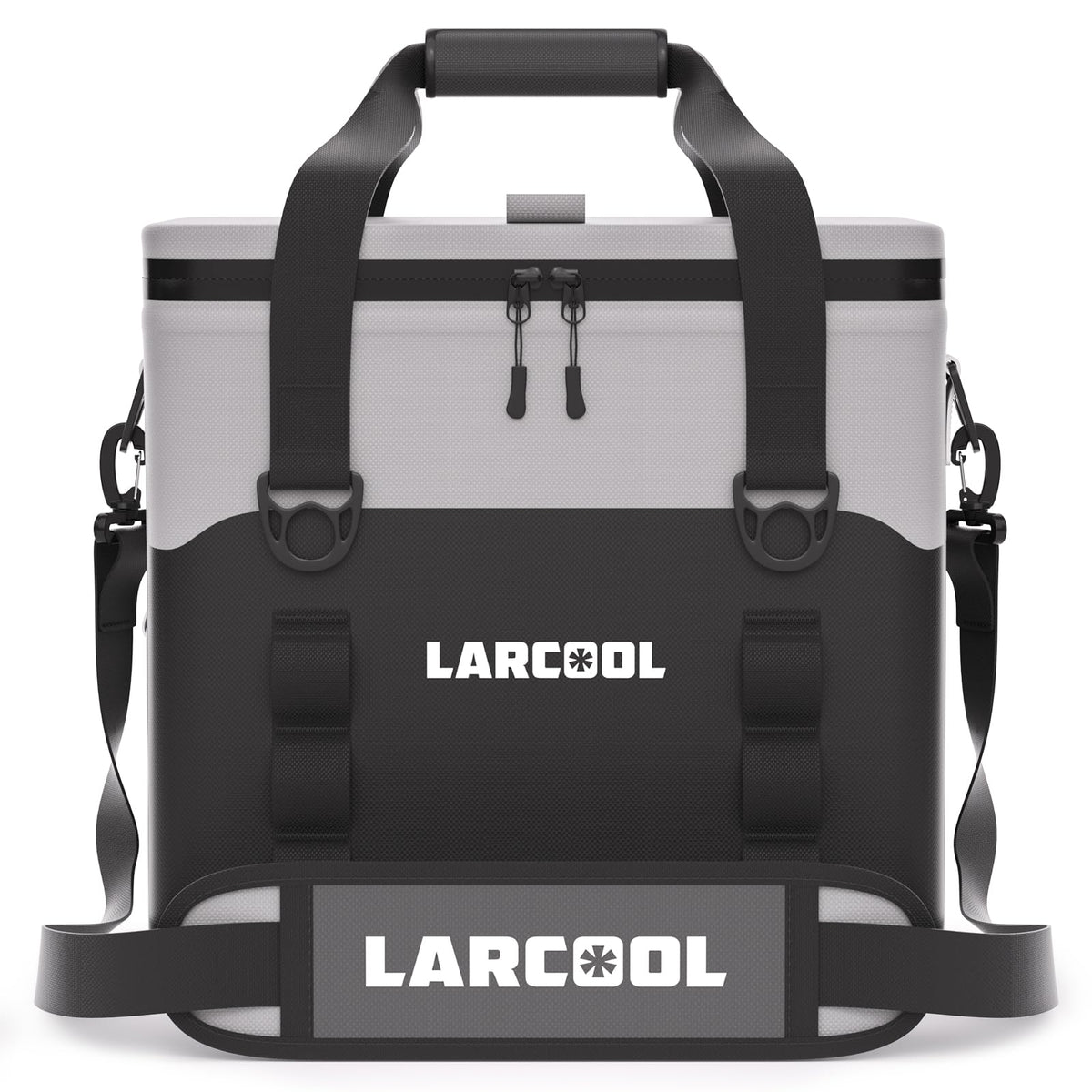 LARCOOL Ultra -Tough 24 Can Soft Cooler Bag | Insulated Waterproof Portable Ice Chest with Adjustable Strap | Large Leak-Proof Lunch Coolers Box for Beach | Travel | Camping | Car | Hiking