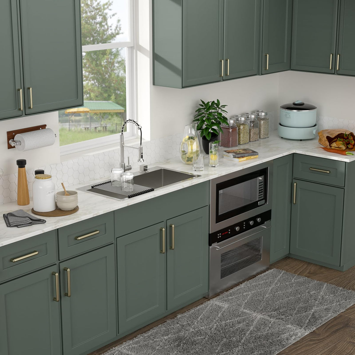 Logmey 36 Inch Drop In Kitchen Sink 36x19 Large Handmade Stainless Steel Sinks 16 Gauge Round Corner Topmount Single Bowl Kitchen Sinks 36x19x9 Inche