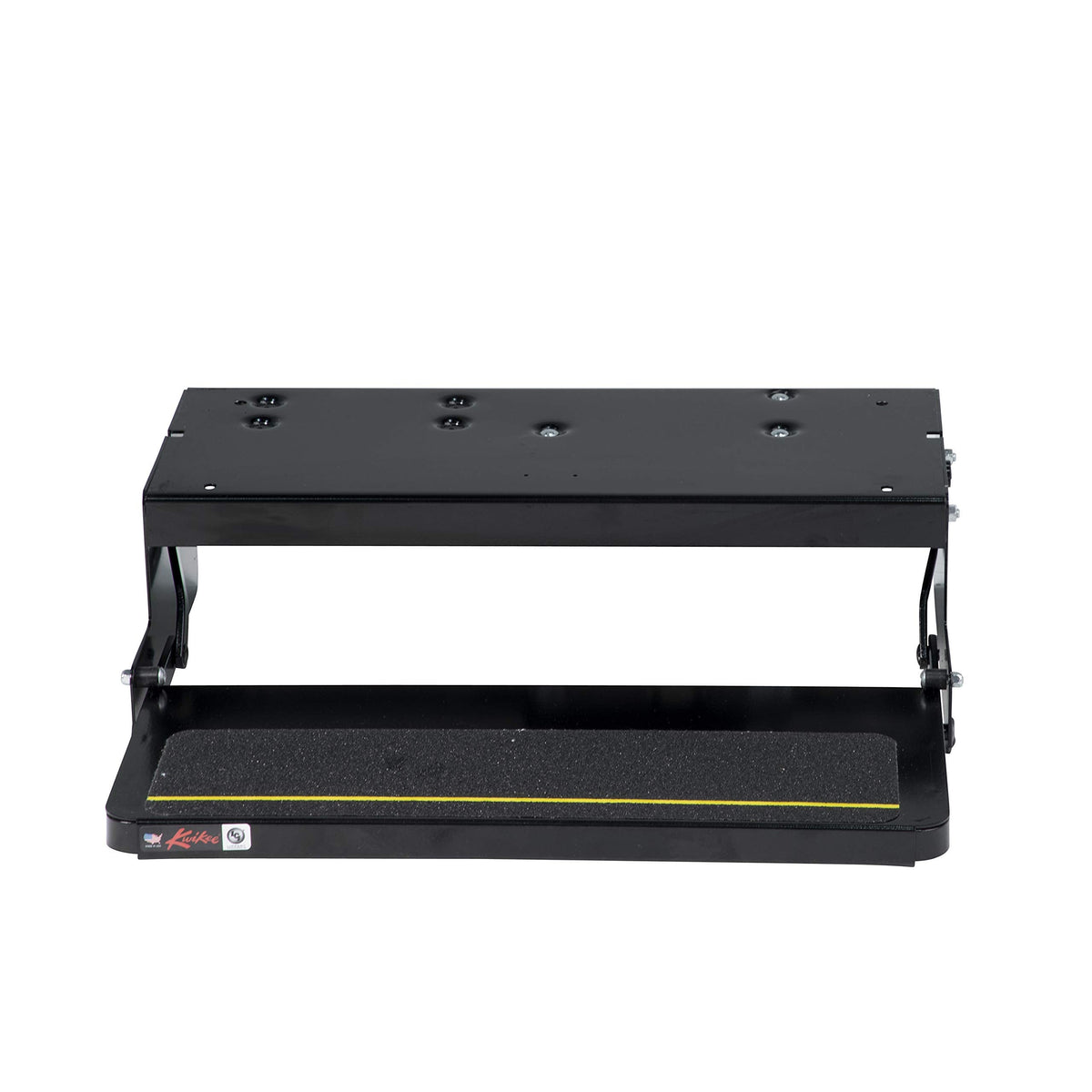 Kwikee 26 Series Electric Step Assembly, Logic Control Unit, Power Switch Kit for RV, Travel Trailers, Hidden Light, 8.5" Step Rise, Anti-Slip Surface, 12V DC Motor, Steel Construction - 3711363
