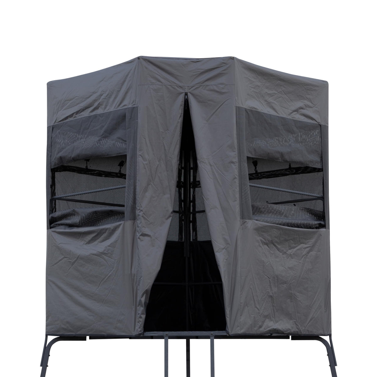 Rivers Edge® Shooting Platform Blind Enclosure, Added Concealment, Lightweight Frame, Installs in Under One Minute, View-Through One Way Fabric, Oversized Windows, Ample Headroom, RE402B