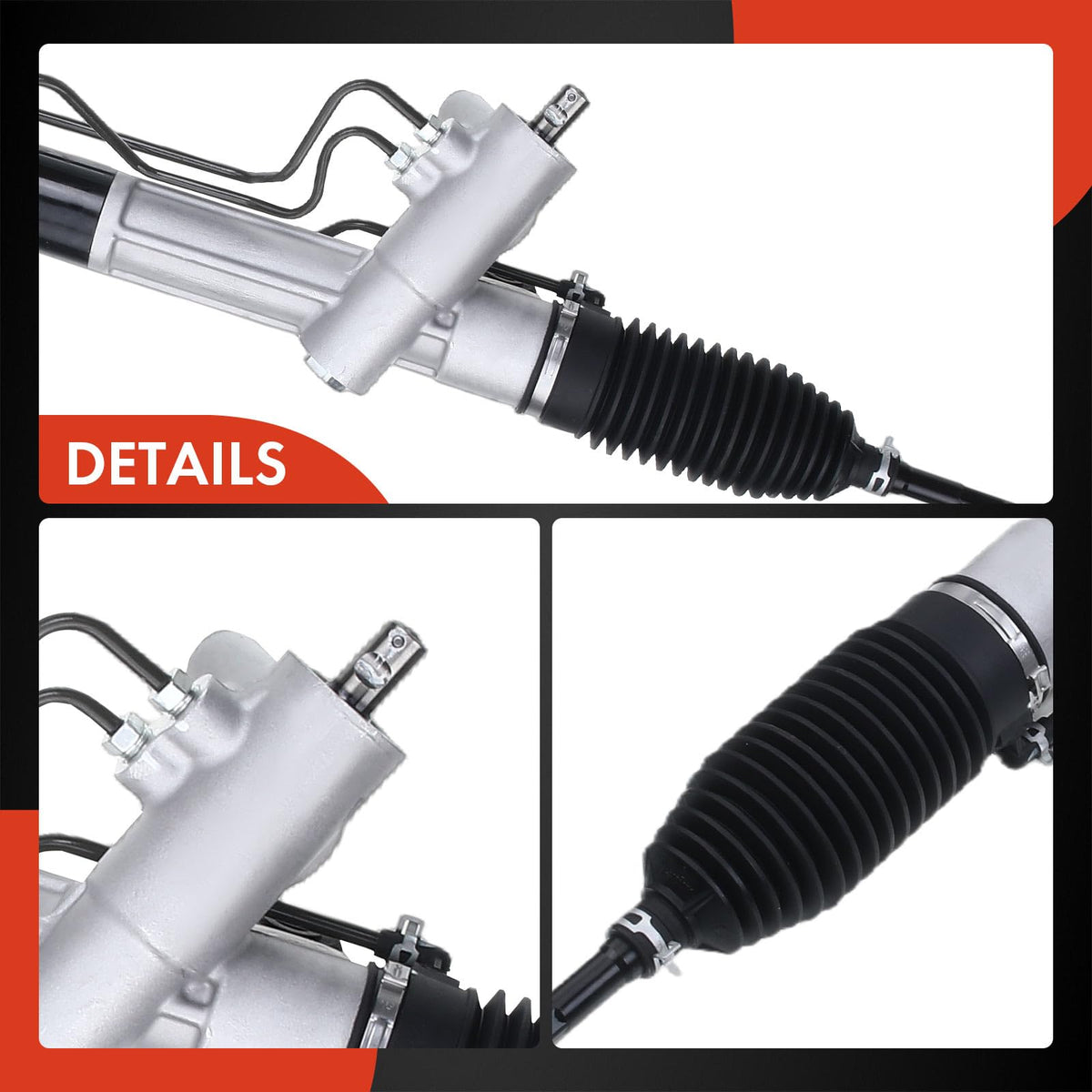 A-Premium - Hydraulic Power Steering Rack and Pinion Compatible with Chevrolet Malibu 2006-2012 & Pontiac G6 2006-2010 & Saturn Aura 2007-2009