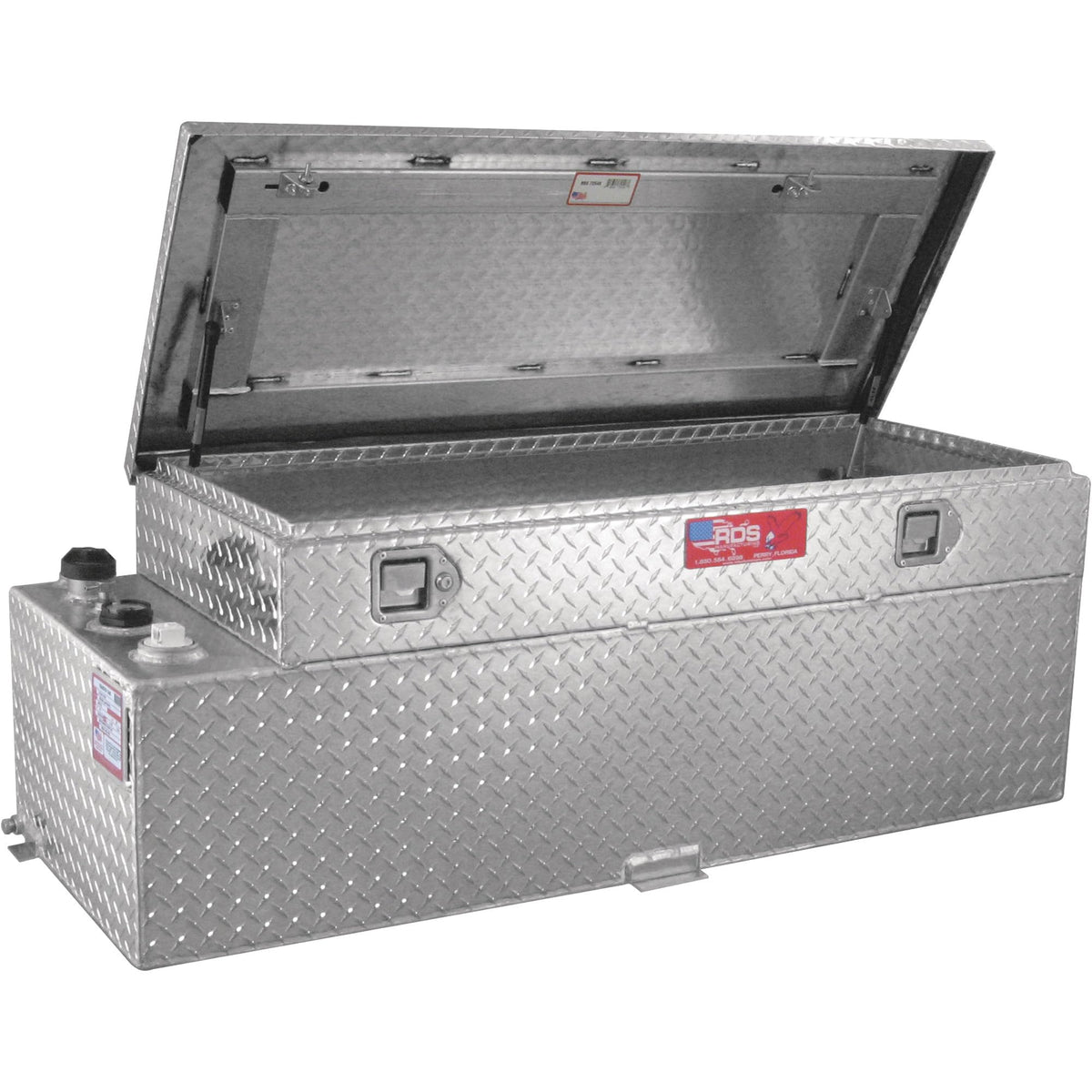 RDS MFG INC - 72548 Fuel Transfer Tank/Auxiliary Fuel Tank/Toolbox Combo - 60 Gallon