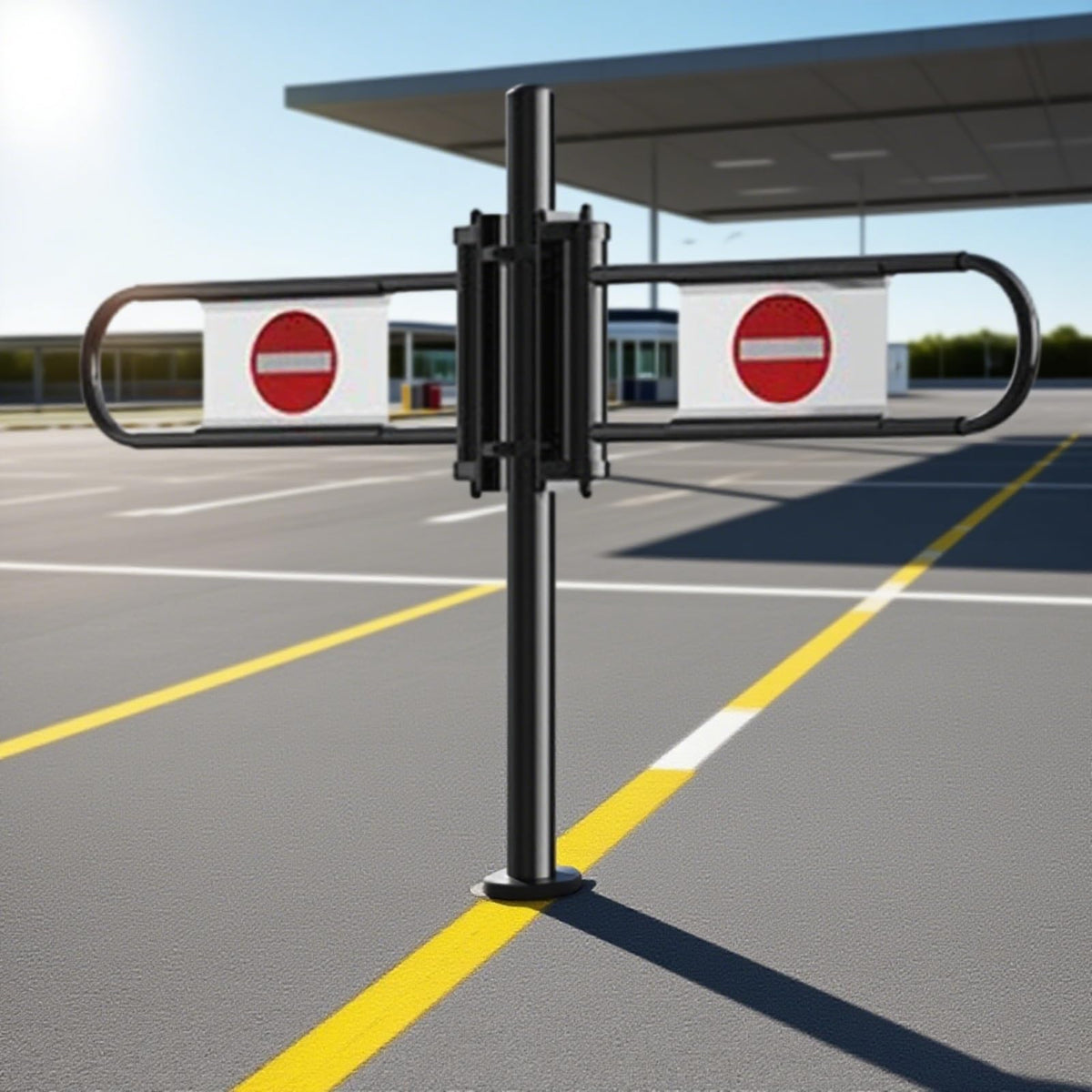 JIIPOREGJ Stainless Steel Supermarket Cashier Counter Swing Gate1-Way Pedestrian Access Door with Spring-Loaded Automatic Closure for Library Safety.Black-300X100Cmx6.3Cm