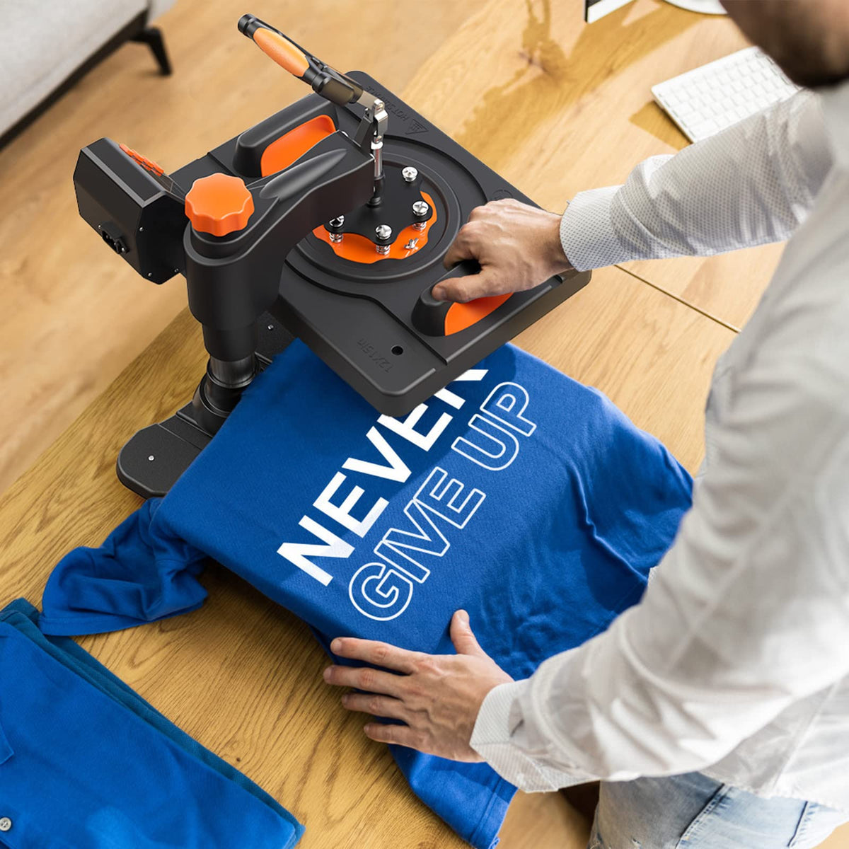 Garvee Heat Press Machine, 12 X 15 in Heat Transfer Machine, 360°Swing Away, 6 in1 Heat Press, 800W Sublimation Machine, Digital Industrial-Quality Shirt Pressing Machine for Hat, Cap, Mug, Plate