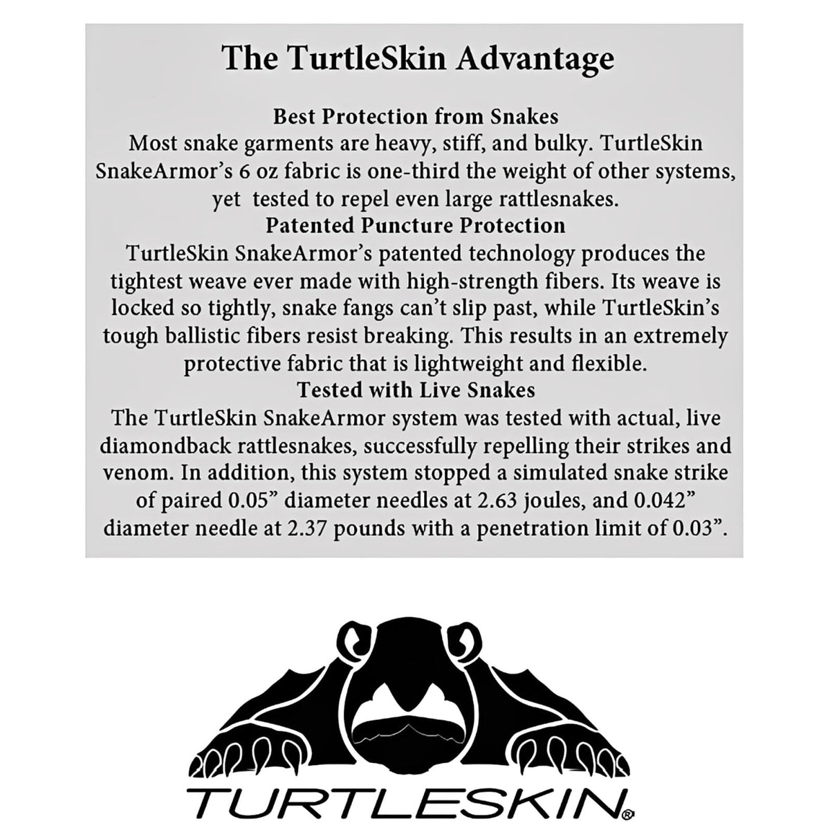 TurtleSkin Snakearmor Total Protection Chaps, Khaki/Husky/Short (Sat0-2A00-1Hs0)