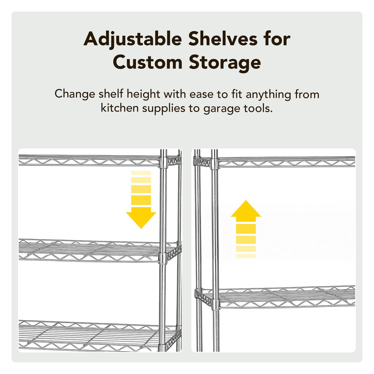 Displays By Jack 4 Tier Wire Shelving Unit Storage Rack, Metal Heavy Duty Utility Organization Units for Products Plant Standing Shelf, Pantry, Garage, Shelf Stand, Black, 14" W x 30" L X 48" H