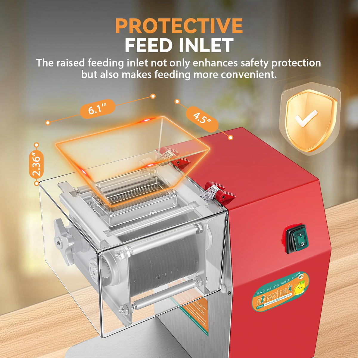 Newhai 850w Meat Cutter 5mm + 15mm Spare Blade