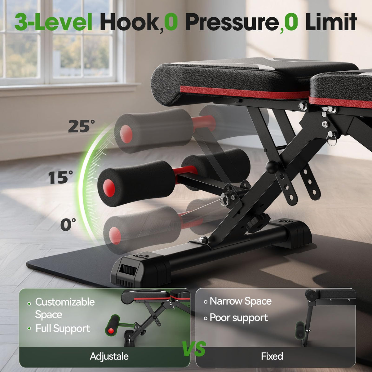 FLYBIRD WB3 Adjustable Weight Bench