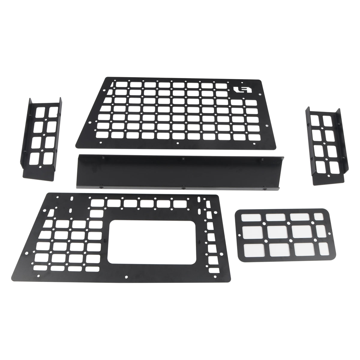 HIGH FLYING for Toyota FJ Cruiser (XJ10) 2007-2014 Car Molle Panels Storage Modular System Trunk Shelf Organizer Interior Rear Cargo Racks (Driver Side Storage Box)