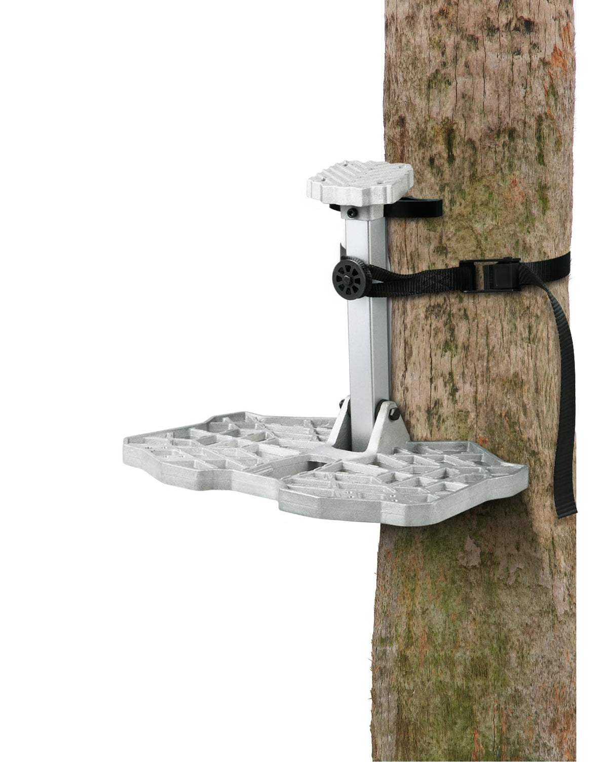 skiguard Hunting Saddle Platform, Lightweight Cast Aluminum Construction Saddle Hunting Platform, Reliable Hunting Platform, The Ultimate Hunting Platform for Saddle Hunters, 16.1"x12.2" Platform