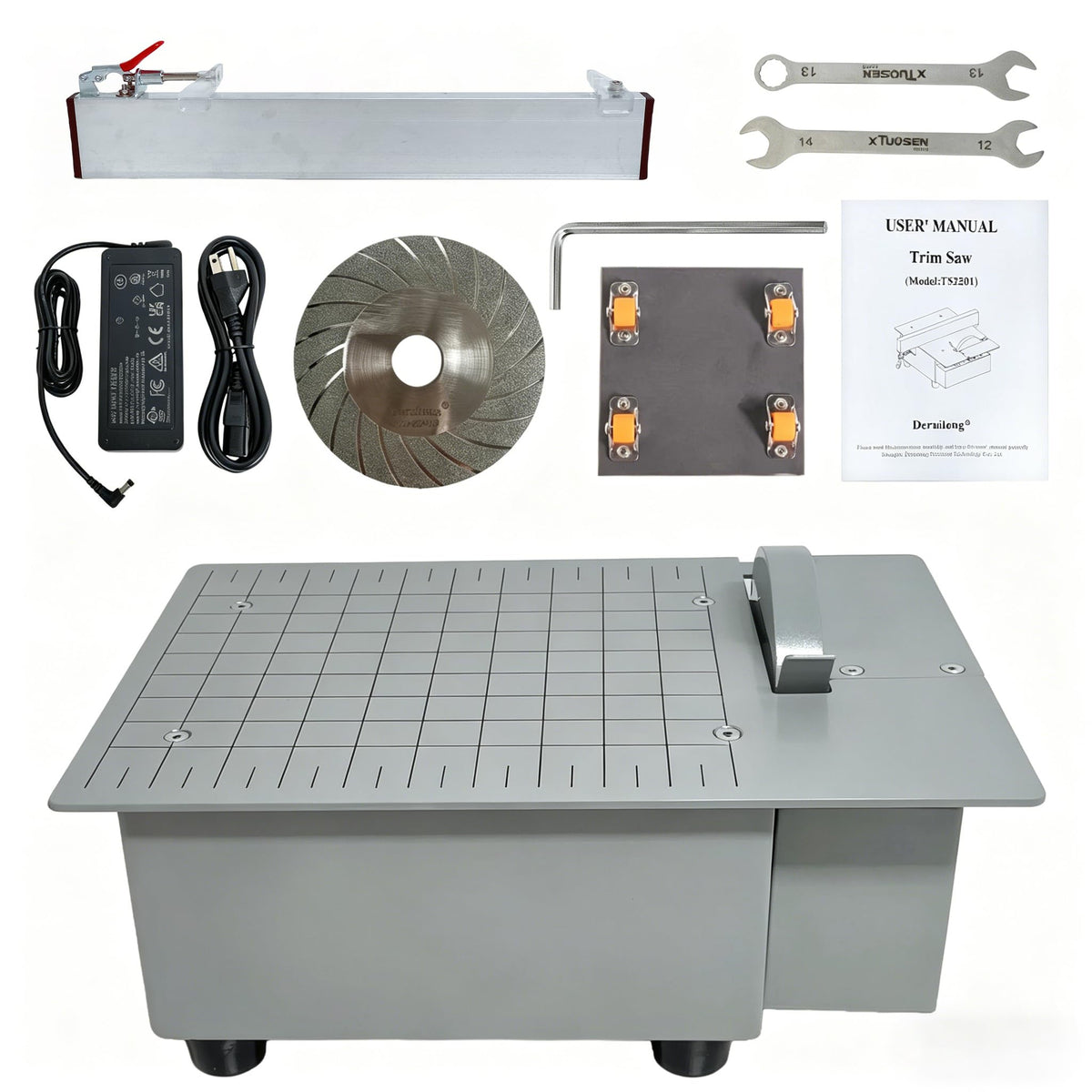 Deruilong Electric Bottle Cutter, Trim Saw, Glass Bottle Cutter, Glass Cutter, Stain Glass Cutter Stone Cutter Brittle and Hard Materials Cutter