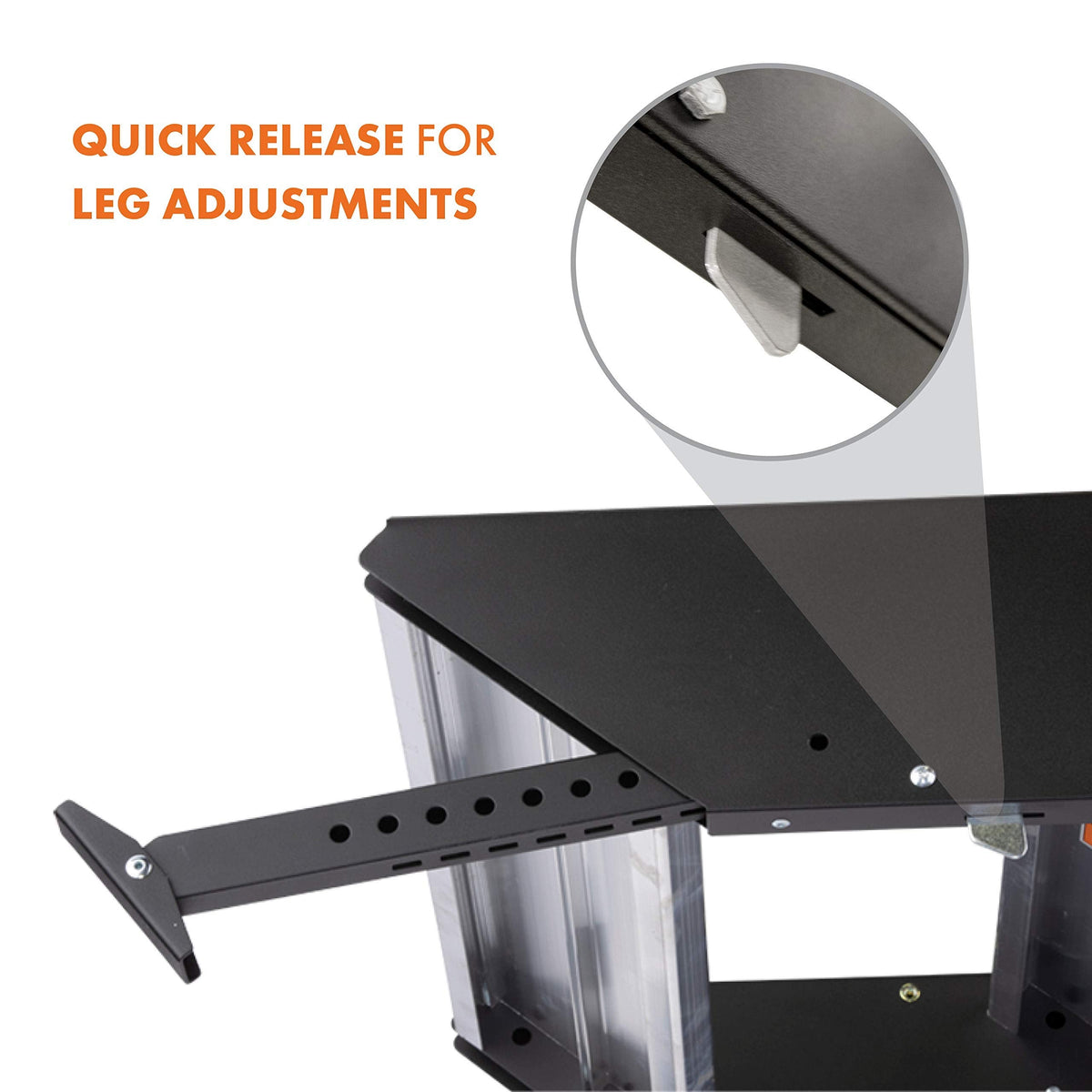 MORryde STP-207 StepAbove Fold-Up RV Entry Step - 3-Step (9" Step Rise), Fits 26" to 28" Door Width