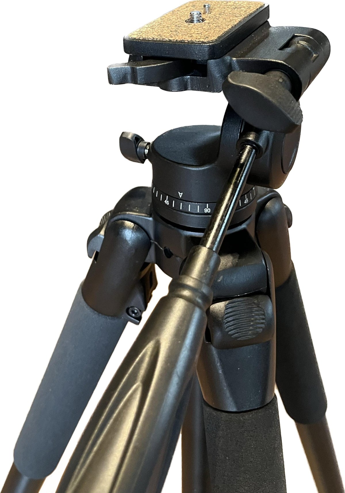 Oberwerk 3000 Tall Tripod & Heavy Duty L-Adapter with 2 Quick-Release Plates - Portable Binocular & Camera Tripod Stand Bundle | Extra Long Extension Up to 78"