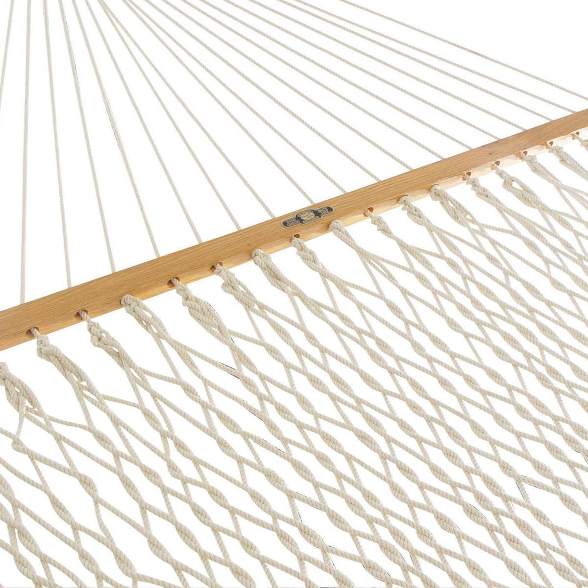 Original Pawleys Island 14OC Original Deluxe Cotton Rope Hammock with Free Extension Chains & Tree Hooks, Handcrafted in The USA, Accommodates 2 People, 450 LB Weight Capacity, 13 ft. x 60 in.