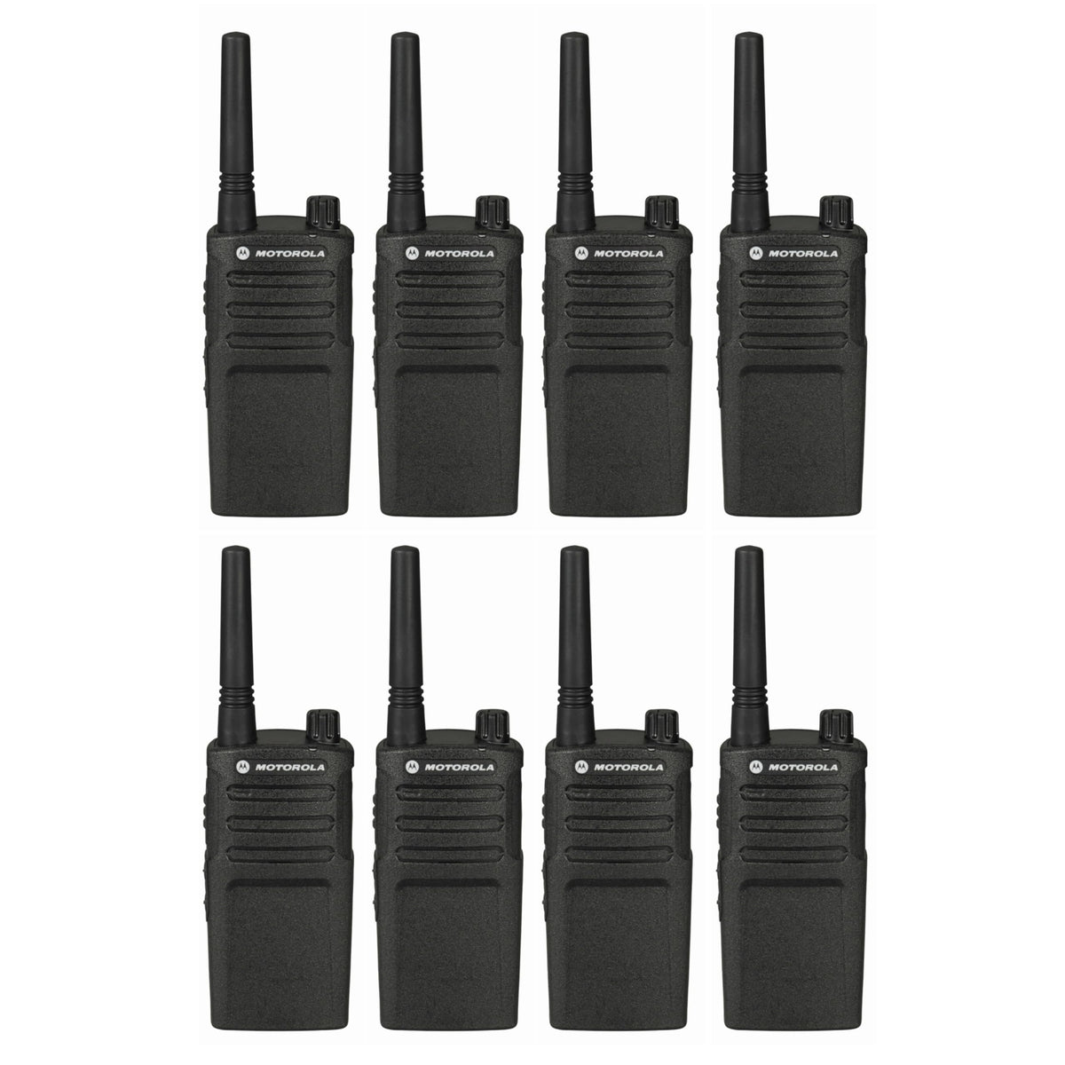 Motorola Solutions RMM2050 8-Pack Two Way Radio Analog Non-Display MURS