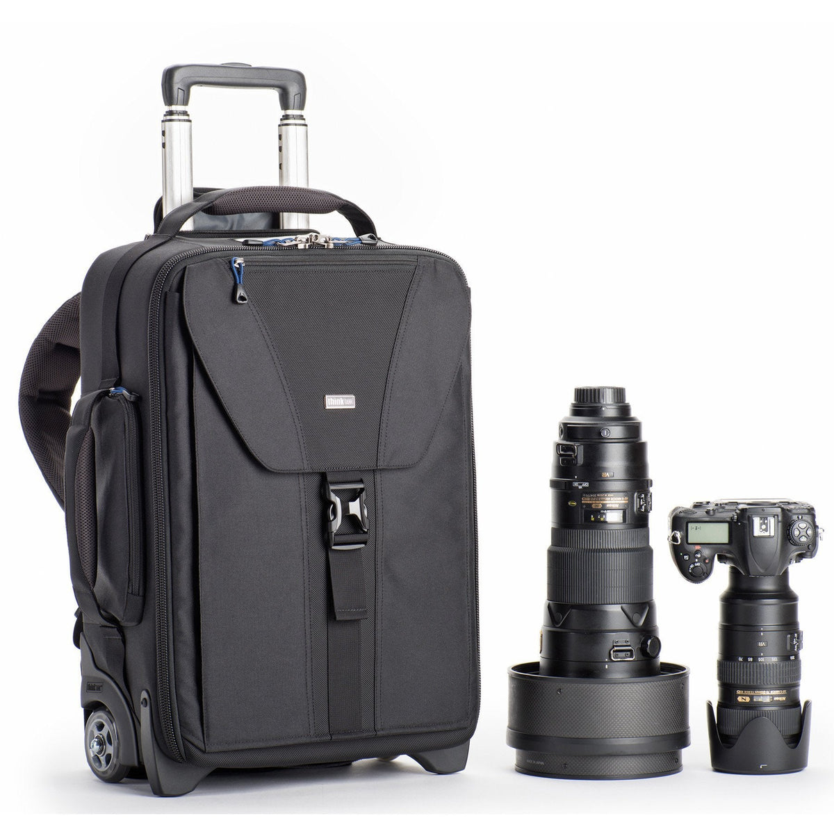 Think Tank Airport TakeOff V2 2 Wheel Rolling Carry-On Camera Shoulder Bag for Photography and Video Equipment - Black