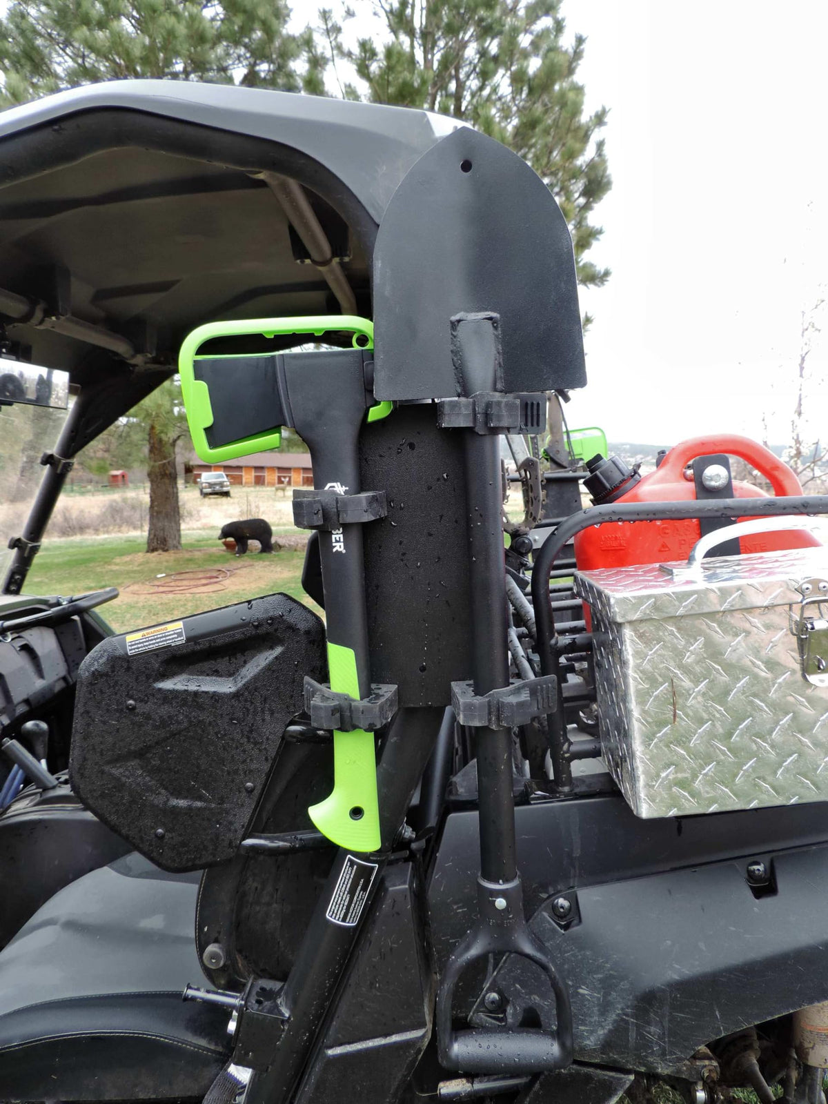 UTV Dual Tool Roll Bar Shovel and HatchetRoll Bar Kit RCM-3018-2