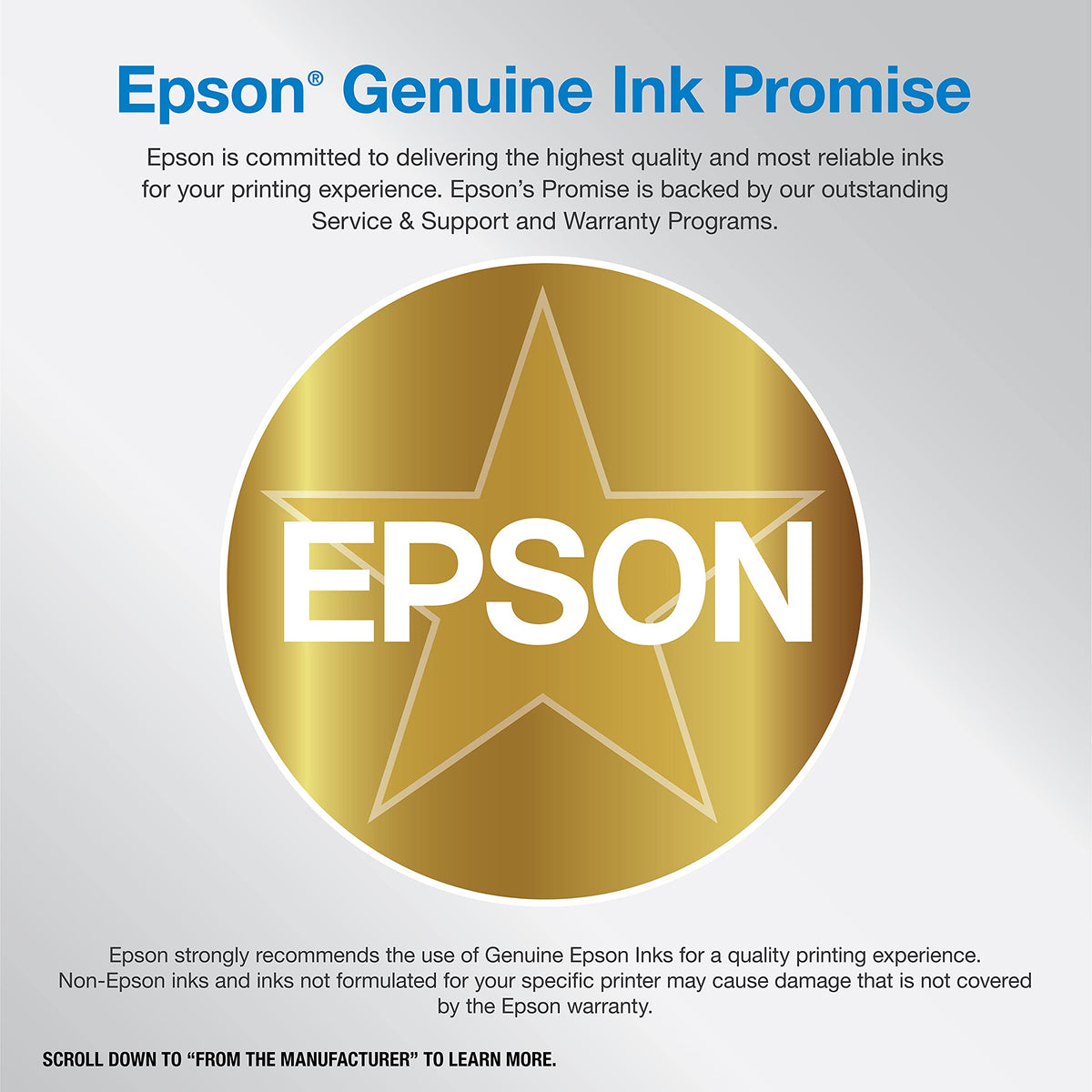 Epson EcoTank Photo ET-8500 Wireless Color All-in-One Supertank Printer with Scanner Copier, Ethernet and 4.3-inch Colorfull Touchscreen - White