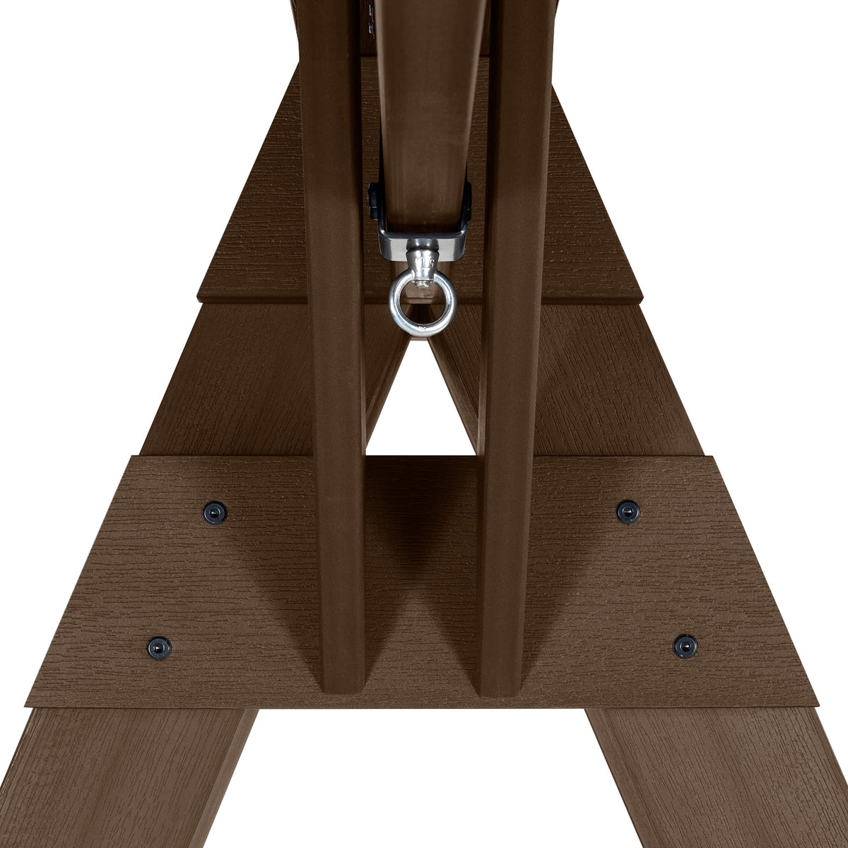 Highwood Heavy Duty, Weather Resistant A-Frame Porch Swing Stand, Weathered Acorn