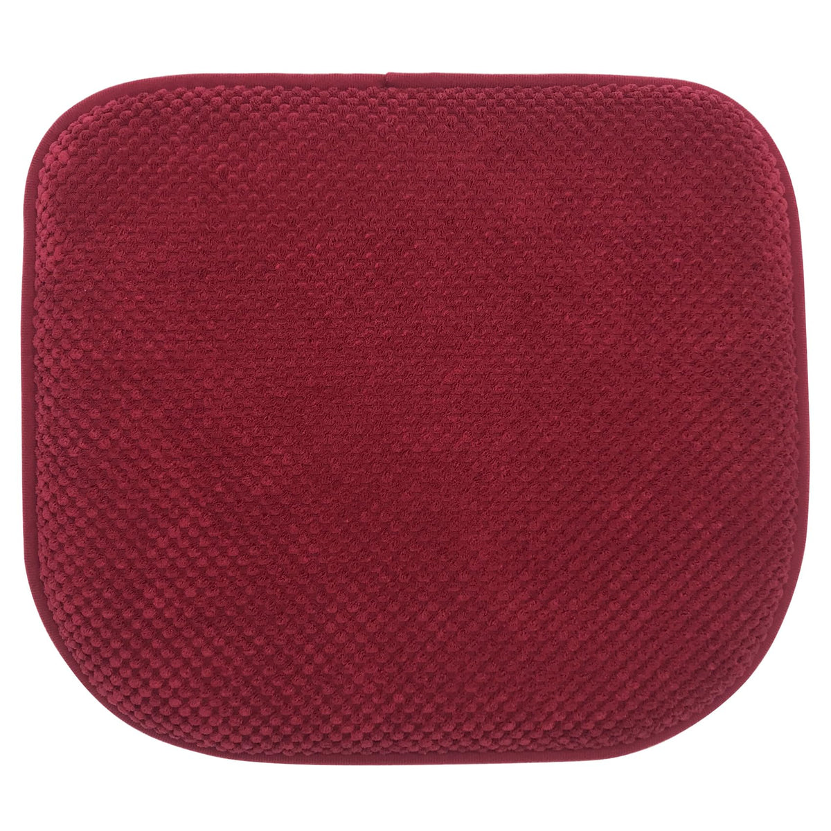 PAGGED Wine Red Foam Seat Cushions Kitchen Chairs Pads for Dining Chairs Non Slip Office Seat Cushions Washable U Shaped Soft Thick Large Metal Wooden Chair Cushions,17" x 15"