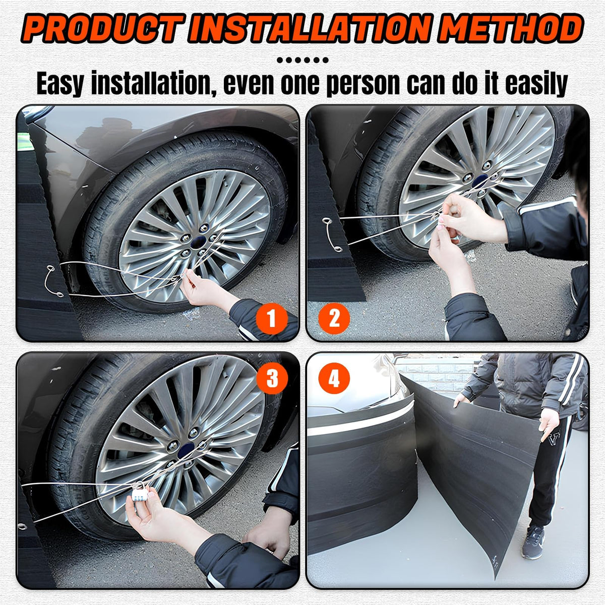 JeCgRrY RV Skirt for Travel Trailer, Panels Wind and Snow Proof, Camper skirting, All-Weather Protection Barrier with Easy Installation Kit Night Reflective Strip(2.6ft High,20m/65ft)