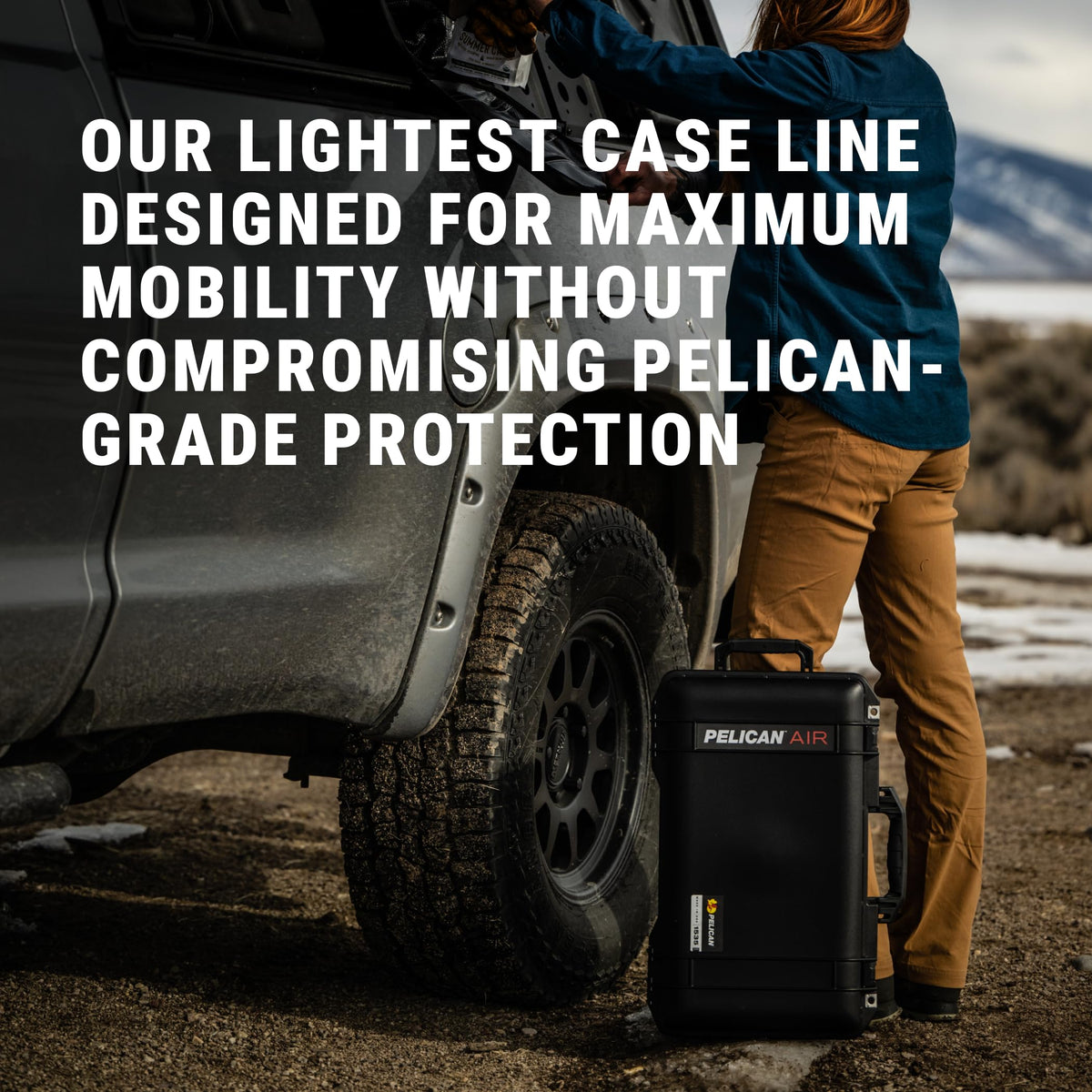 Pelican Air 1615 Case With Padded Dividers - Black