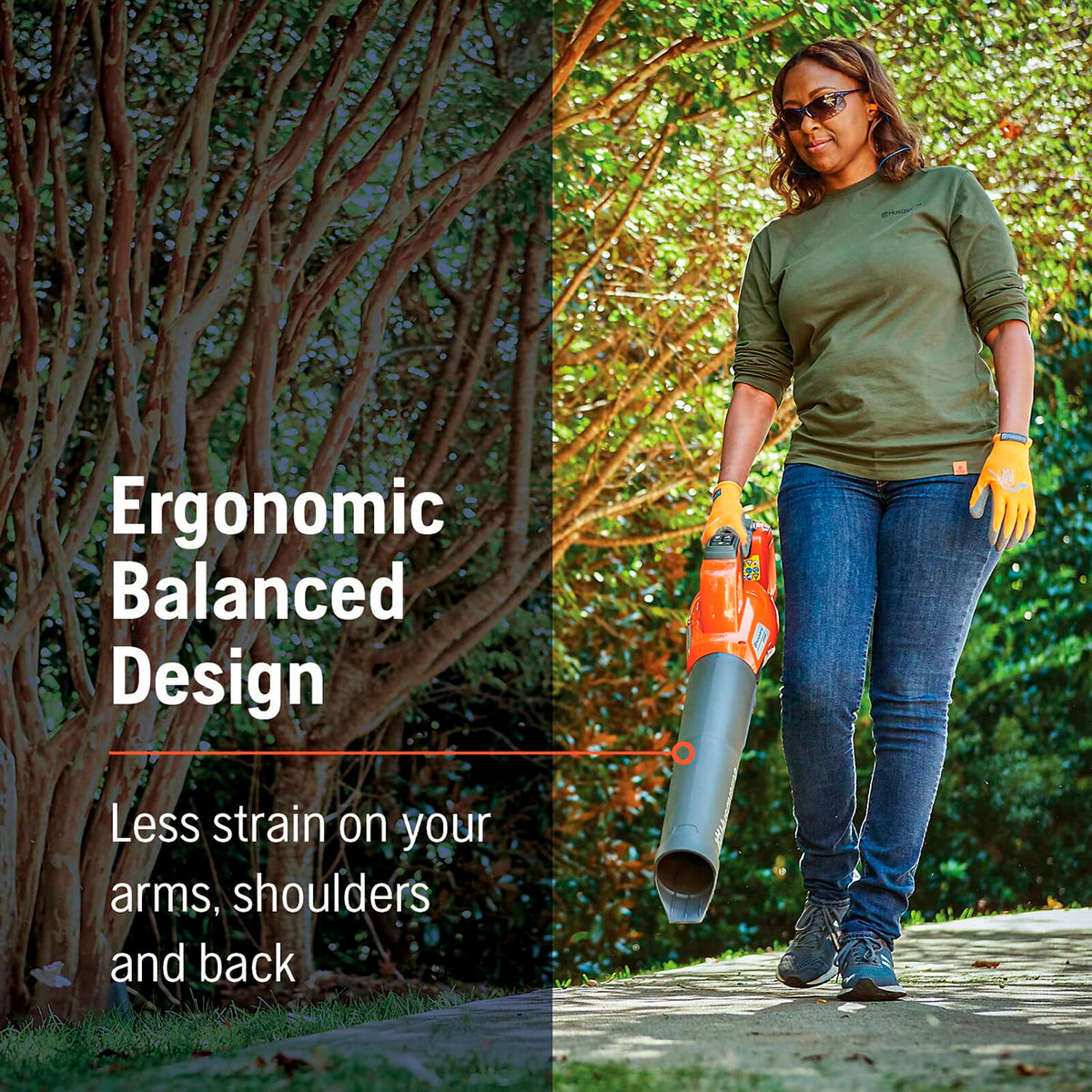 Husqvarna 230iB Battery Powered Cordless Leaf Blower, 136-MPH 650-CFM Electric Leaf Blower with Brushless Motor and Quiet Operation, 40V Lithium-Ion 4 Ah Battery and Charger Included, 970480204