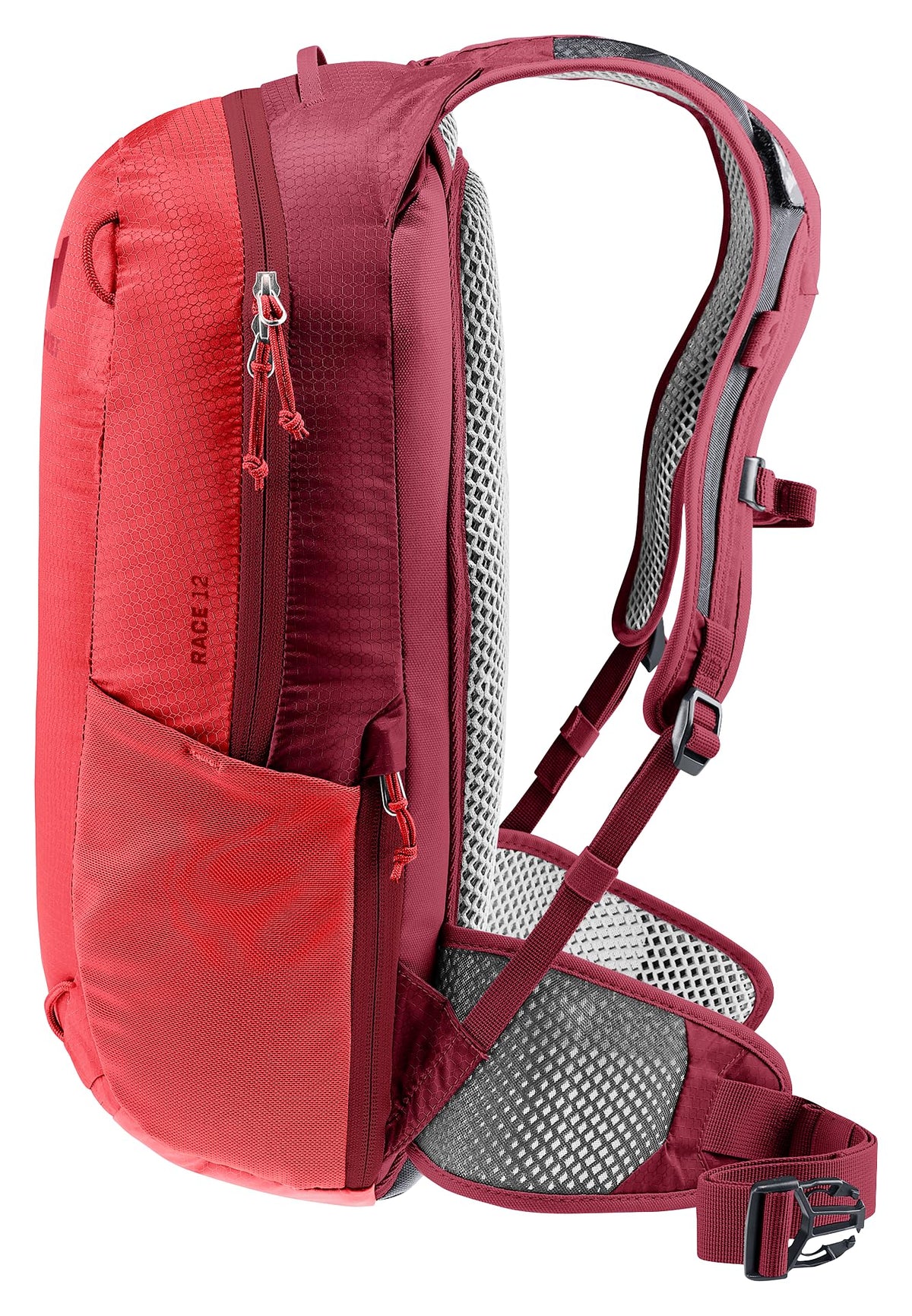Deuter Unisex Race 12L Hydro Backpack for Mountain Biking, 12 Liters - Cherry-Masala
