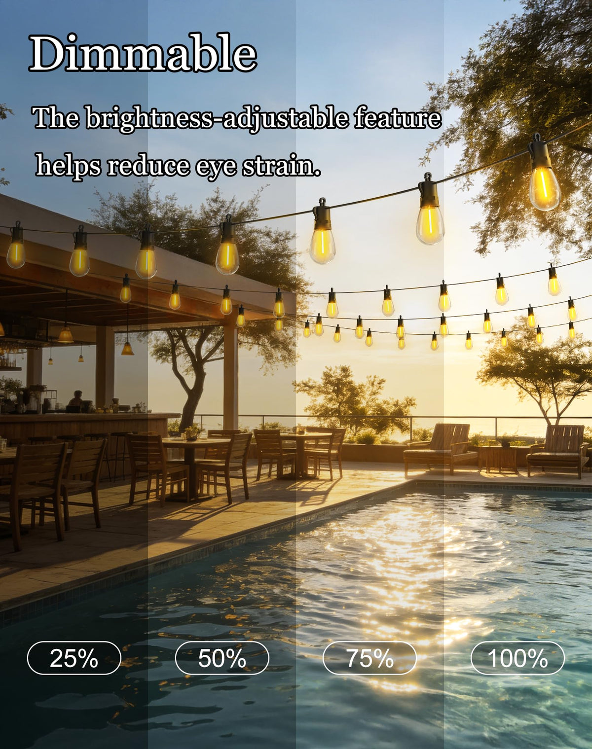 148ft-Solar-Powered-Lights-Outdoor-Waterproof-String Lights-Outside-Patio-Yard-Garden-Fence-Backyard-Deck-Porch-Balcony-Patios-Camping-Battery-Operated-LED-Fairy-Strip-Lighting-Hanging-Edison-Bulbs
