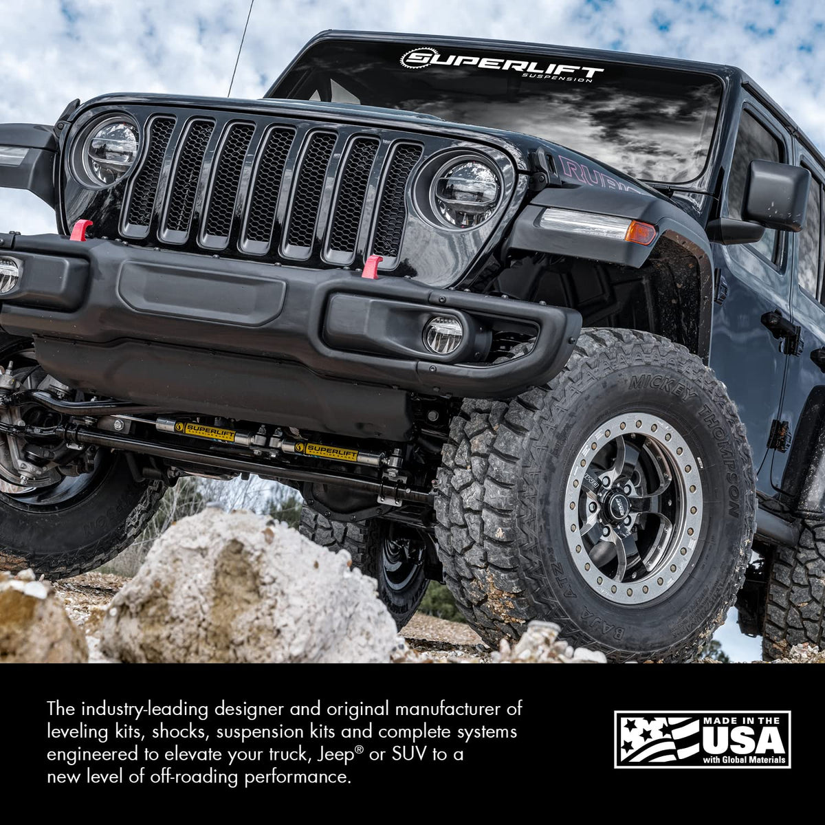 RealTruck SUPERLIFT SUSPENSION 2" Leveling Kit for Ford Bronco | Strut Spacers | 9720 | Fits 2021-2024 Ford Bronco (Does Not fit Sport Model or Sasquatch Package)