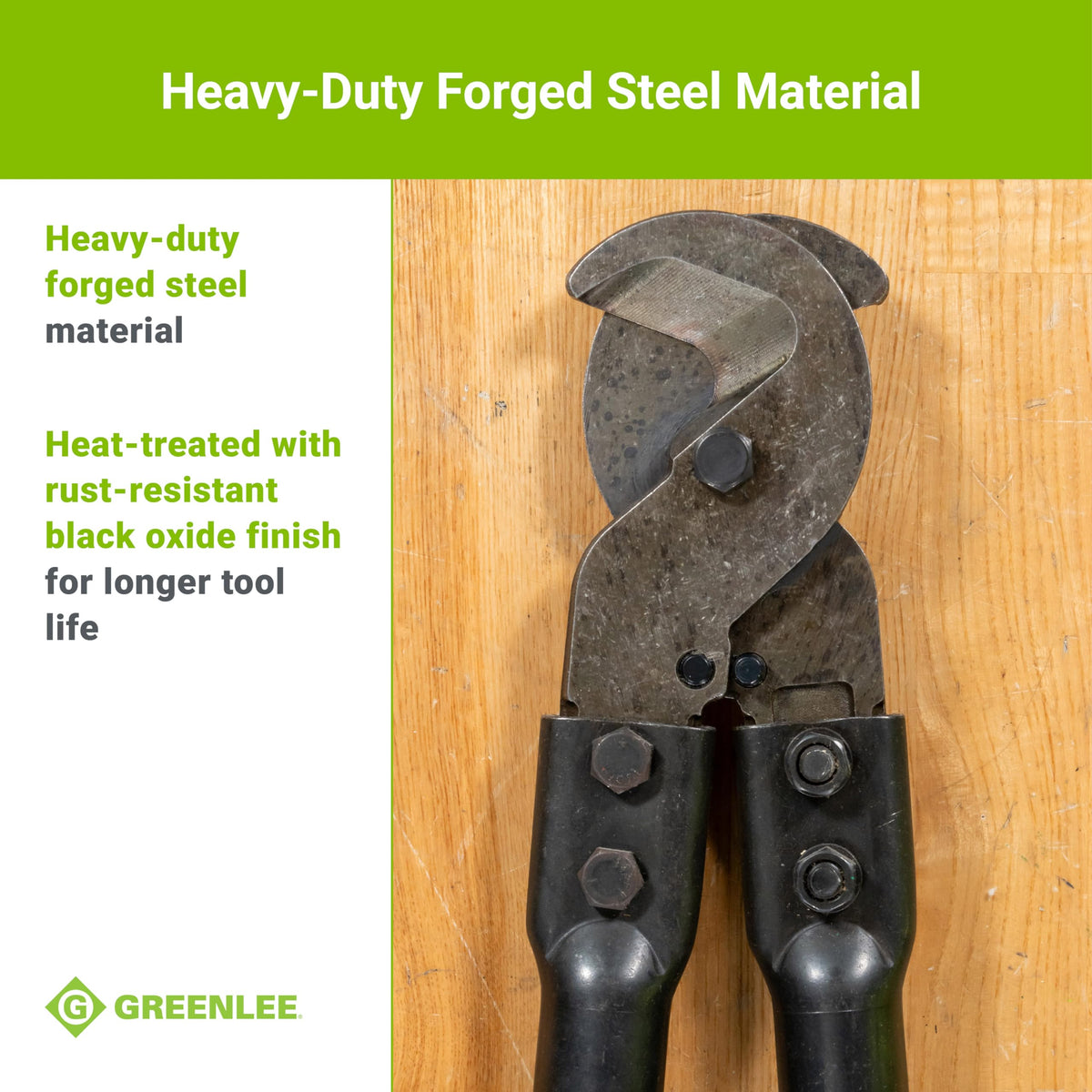 Greenlee 706 31-1/2" Heavy-Duty Cable Cutter for Copper, Aluminum, and Communications Cable