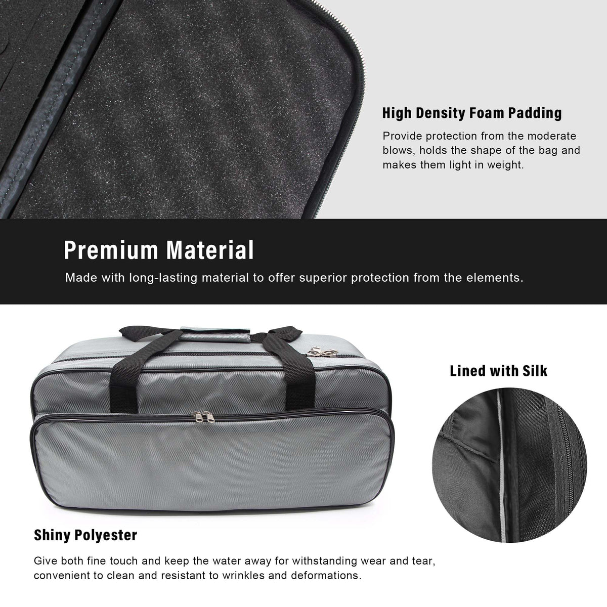 Astromania Protective Telescope Cover with Fixing Strap, Diameter 23.8" - Bundle with - Transport Bag
