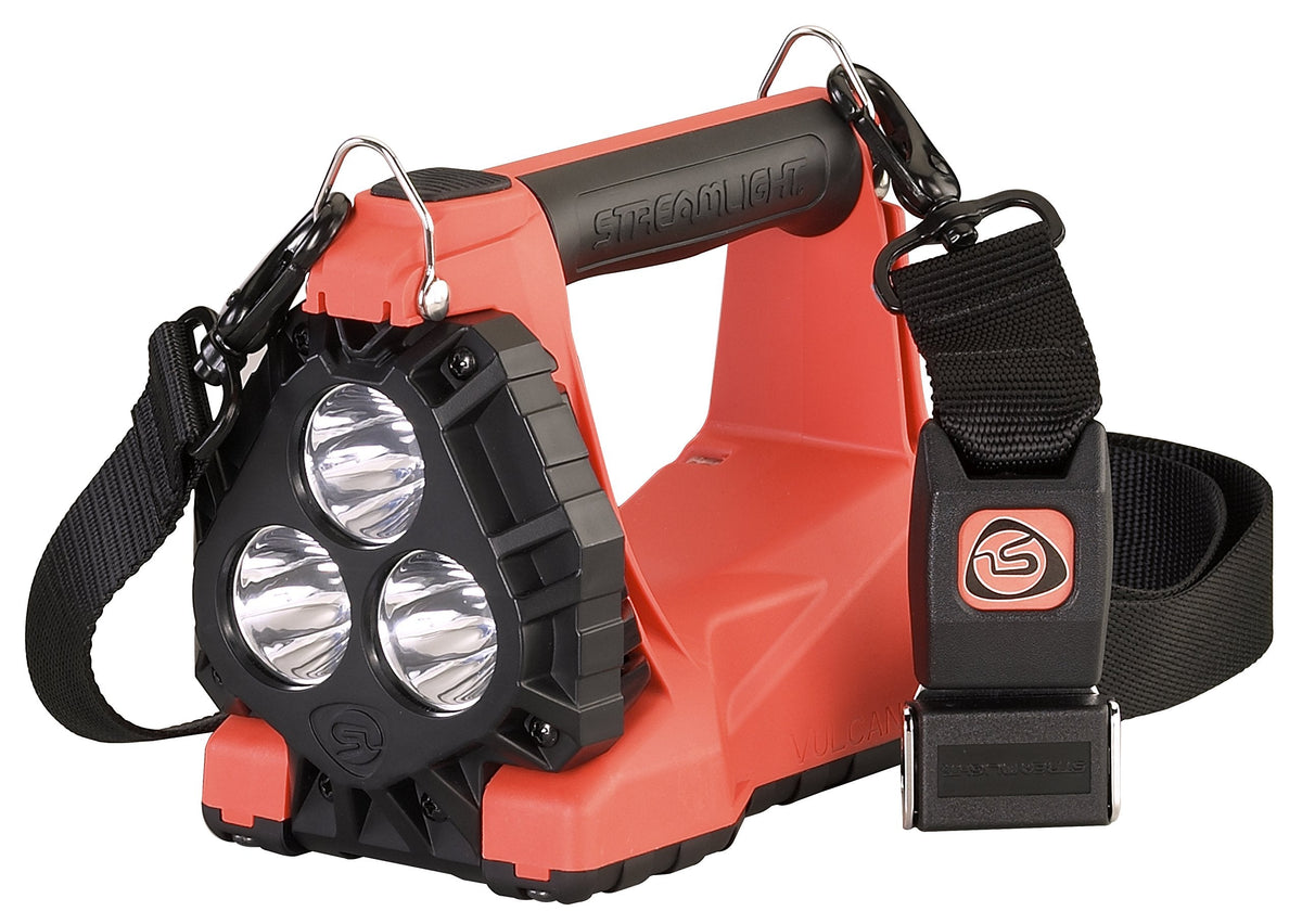 Streamlight 44330 Vulcan 180 HAZ-LO Class I DIV.1 450-Lumen Rechargeable Lantern/Portable Scene Light with Quick Release Shoulder Strap, Orange