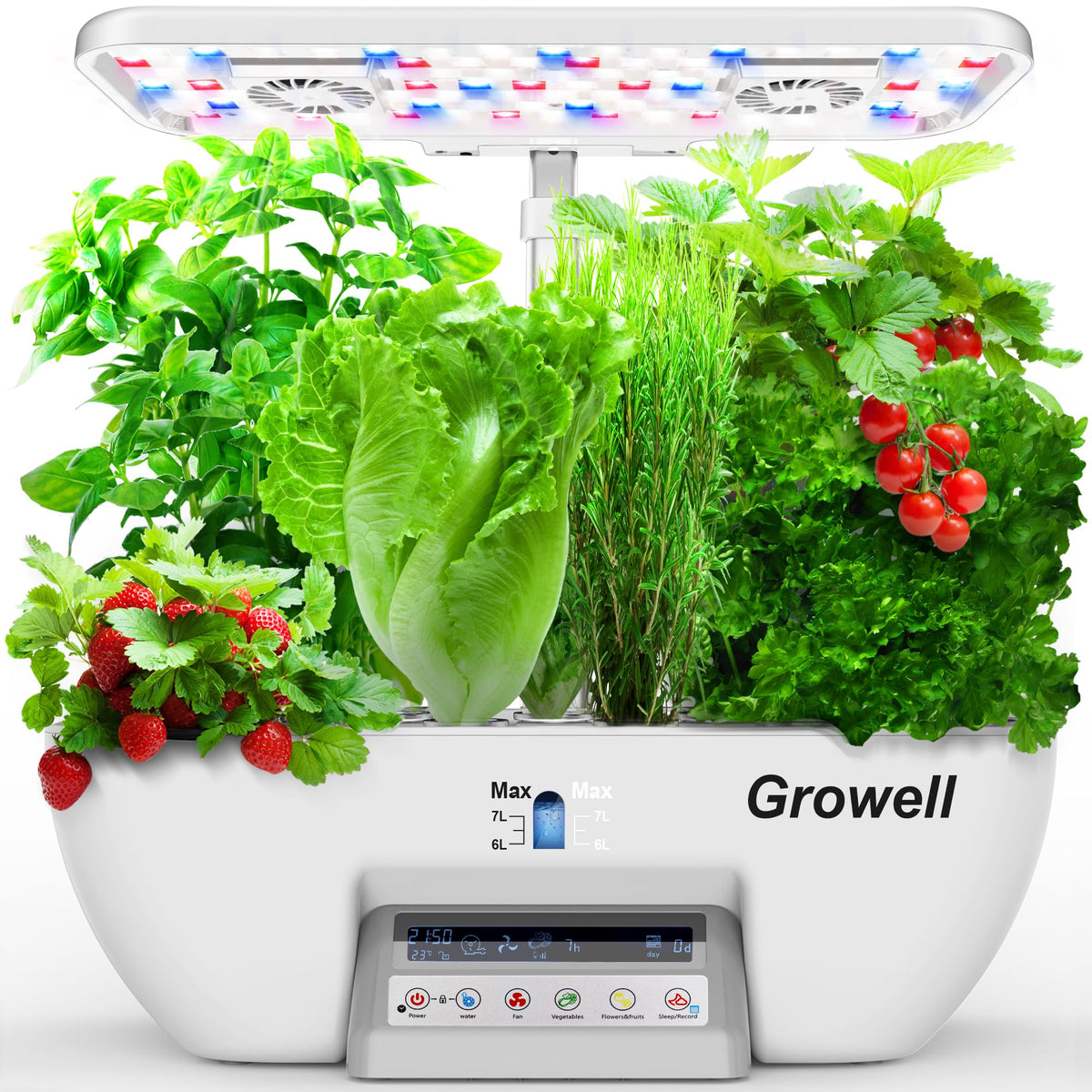 Growell 17 Pods Hydroponics Growing System Kit & 240 Pcs Hydroponic Pods Kit