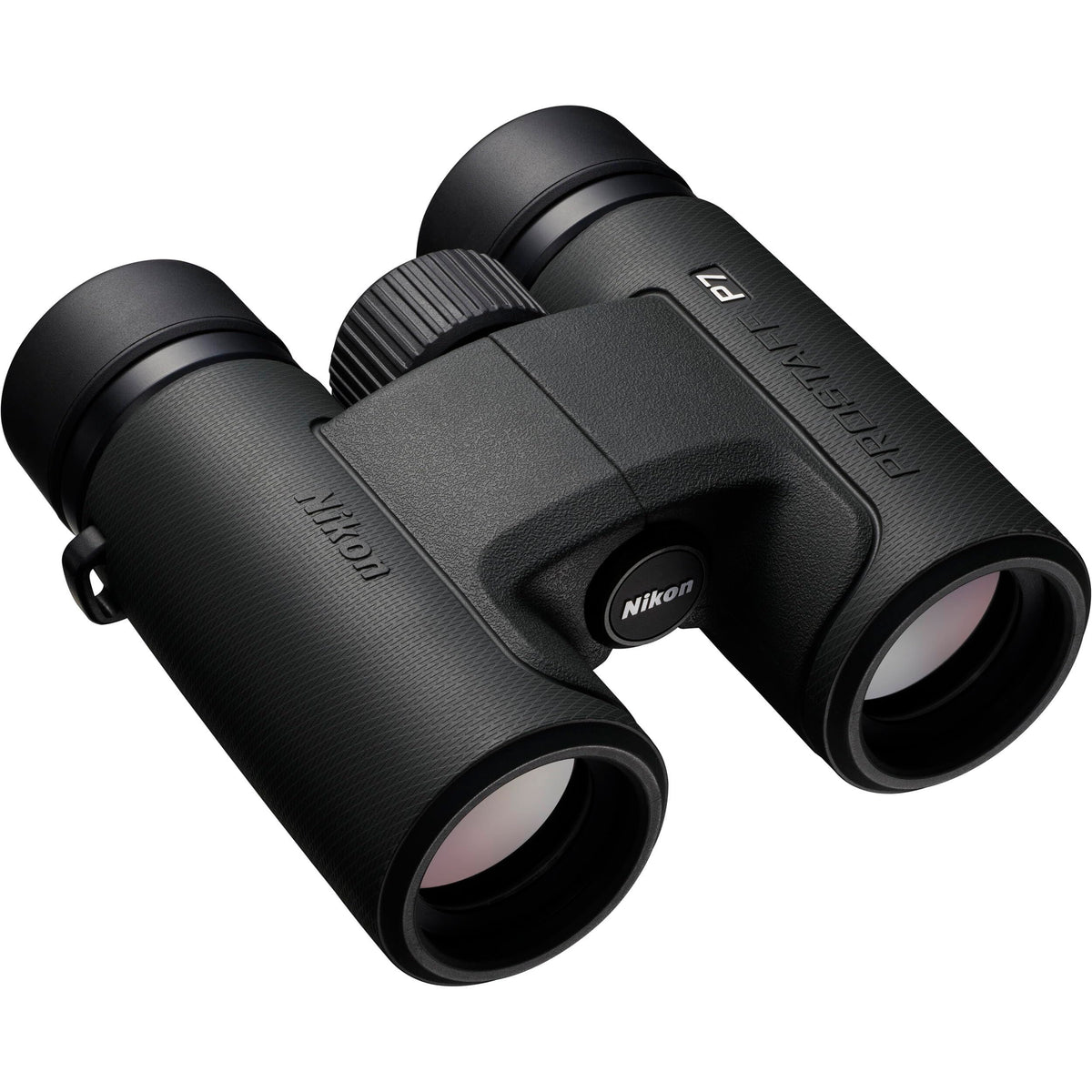 Nikon PROSTAFF P7 10x30 Binoculars 10x Magnification Compact Outdoor Binoculars Bundle with ProStaff Suspender Harness Binocular Strap + Cleaning kit + Floating Strap
