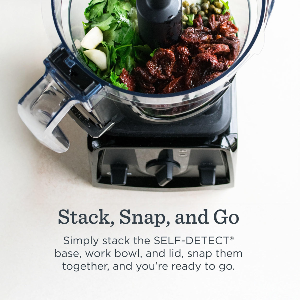 Vitamix 12-Cup Food Processor Attachment with SELF-DETECT, BPA-Free, with Multi-Use Blade and Two Reversible Discs, Compatible with Ascent and Venturist Series Vitamix Blenders