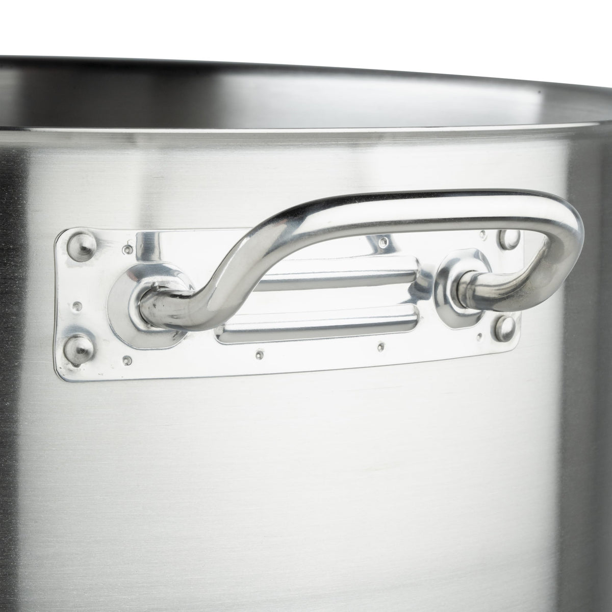Winware Stainless Steel 80 Quart Stock Pot with Cover, Silver