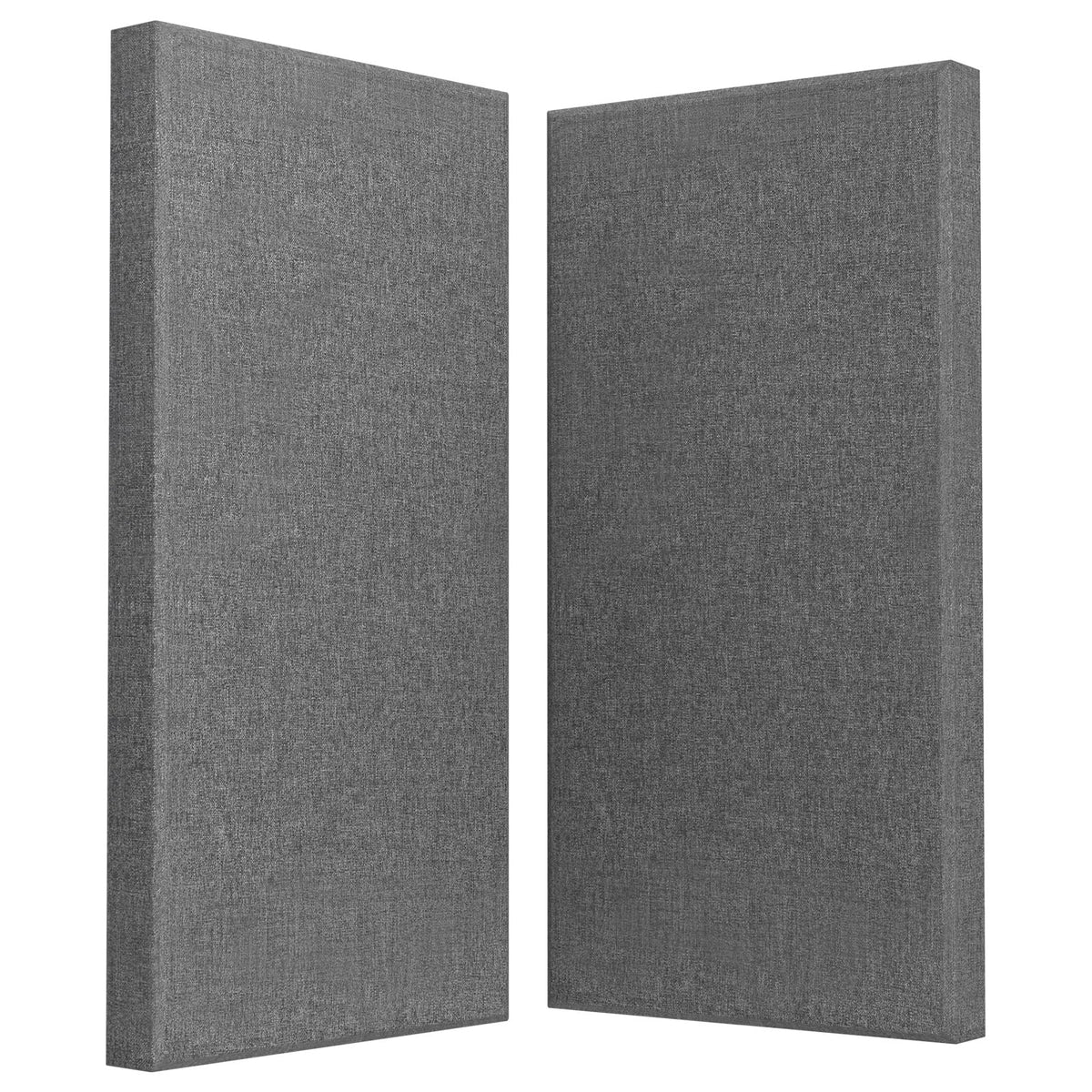UMIACOUSTICS 2 PCS Acoustic Panel, 47.2" x 23.6" Fiberglass Sound Proof Wall Panels, Sound Absorbing Panels for Studios, Office, Home Theater. Charcoal Grey