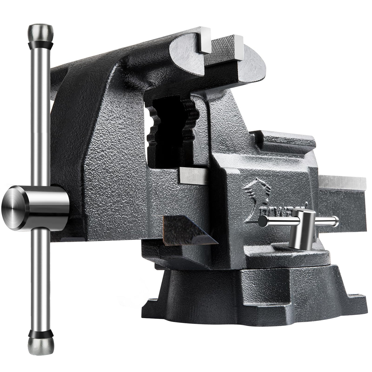 Forward CR50A-5.5In Bench Vise Heavy Duty Vice with Anvil and 210 Degrees Swivel Base (5 1/2")
