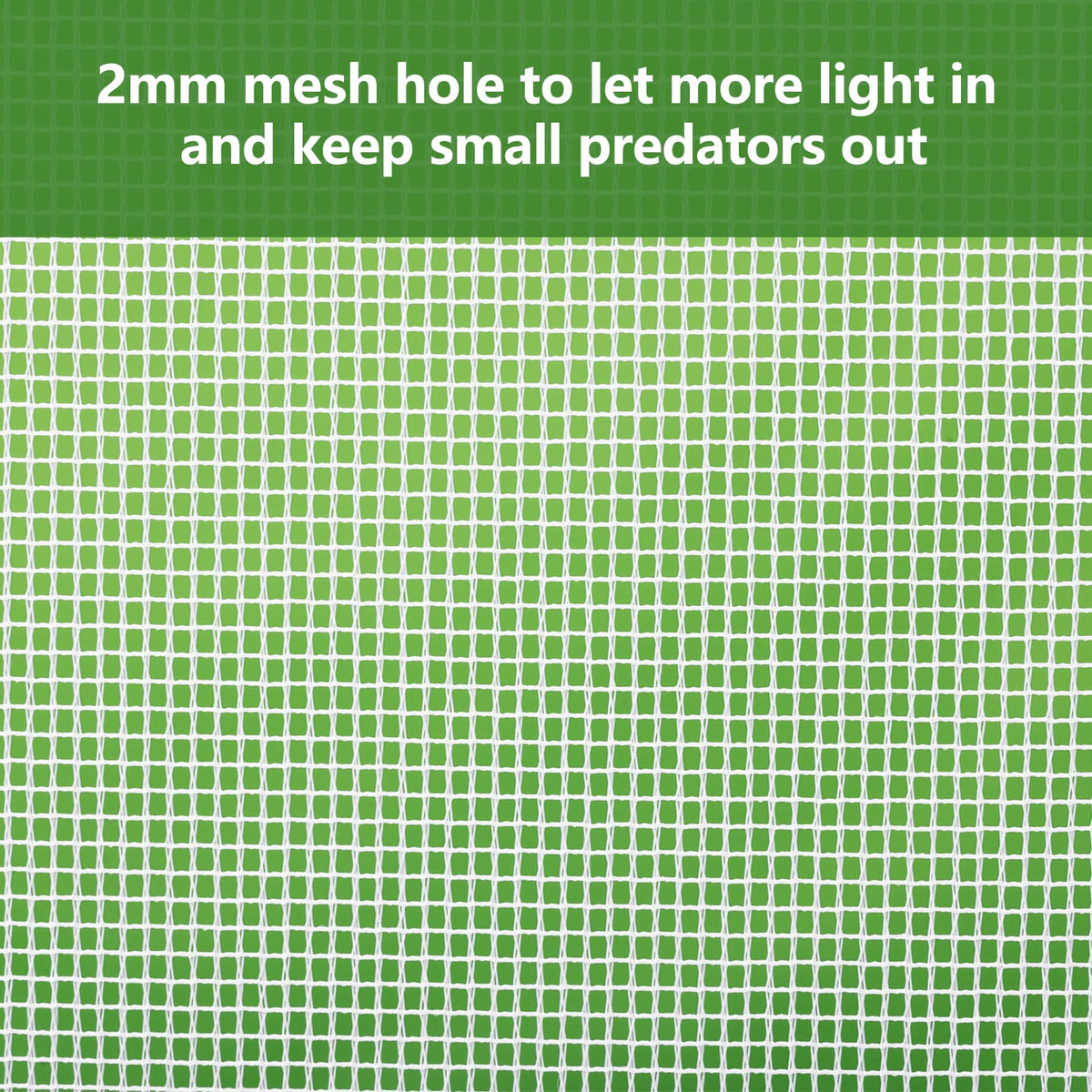 59" Outdoor Mesh Plant Enclosure, Mesh Plant Cover for Pests, Bird and Pest Protection Guard for Fruit, Vegetables, Flowers and Herbs Pop-Up Cage 35"x35"x59"