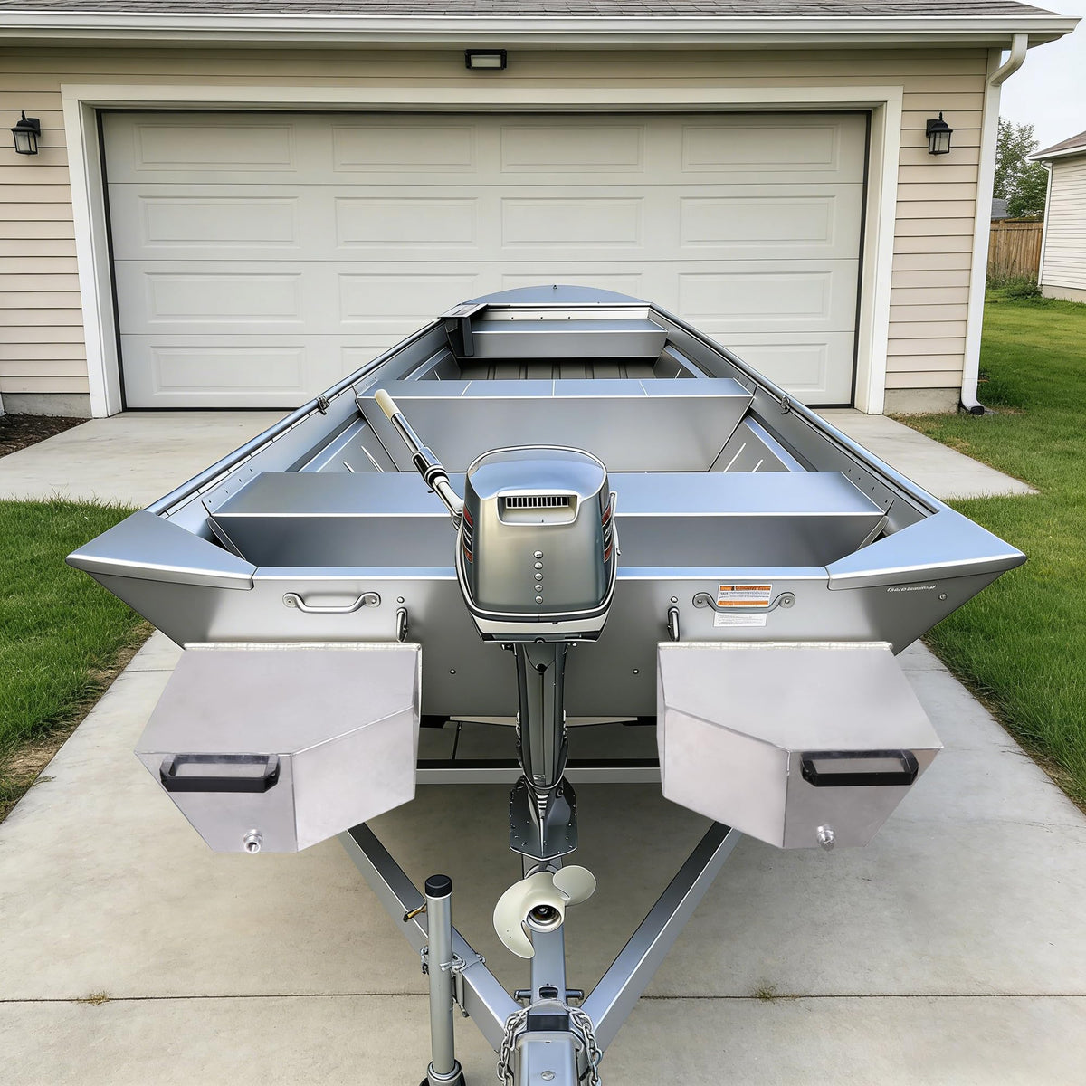 Oxphanor Boat Float Pods Pair Fits 20’ Boats, Portable Boat Floats for Stability, Jon & Fishing Boats, Easy Install, UV Resistant